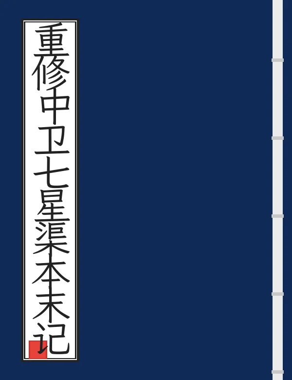 重修中卫七星渠本末记