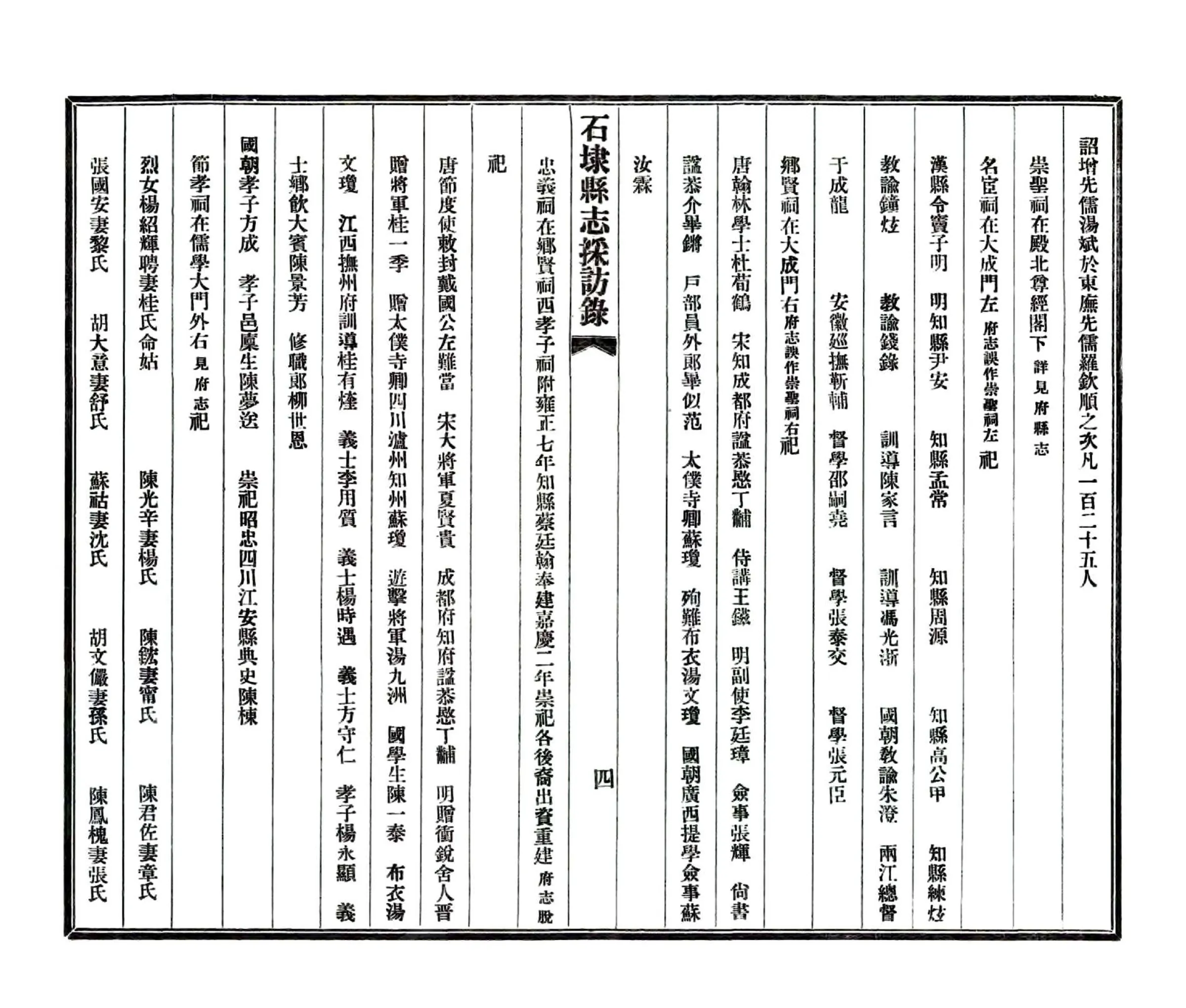 石埭县志采访录（民国） 在线预览第5页