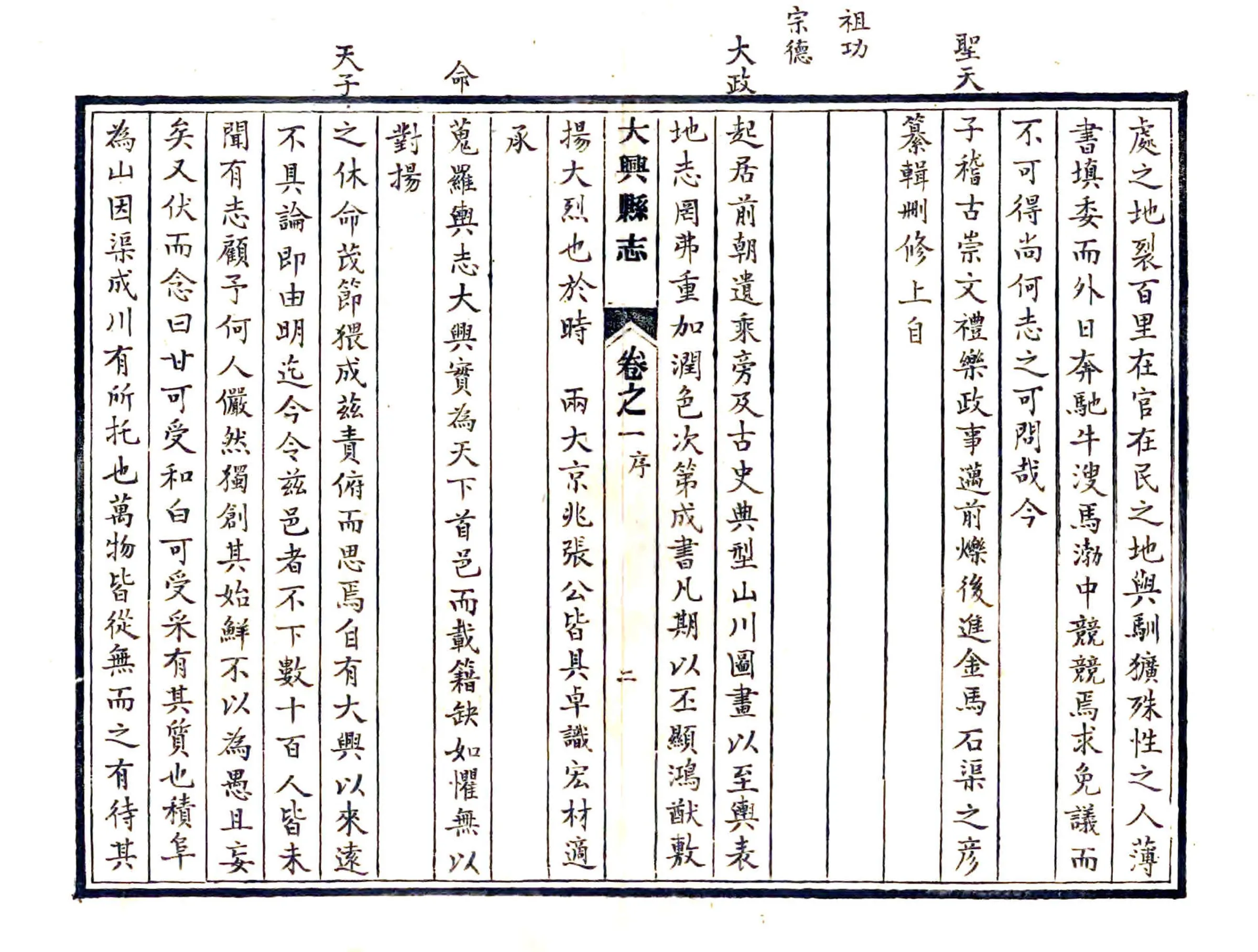大兴县志（康熙） 在线预览第2页