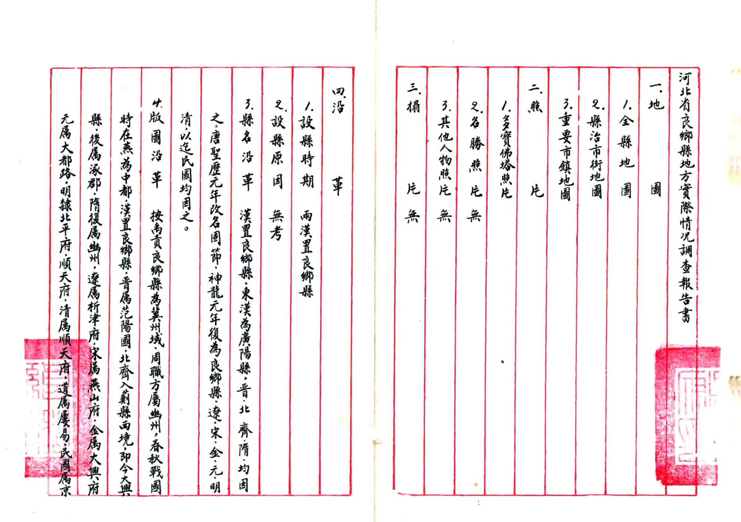 河北省良乡县地方实际情况调查报告书（民国） 在线预览第5页