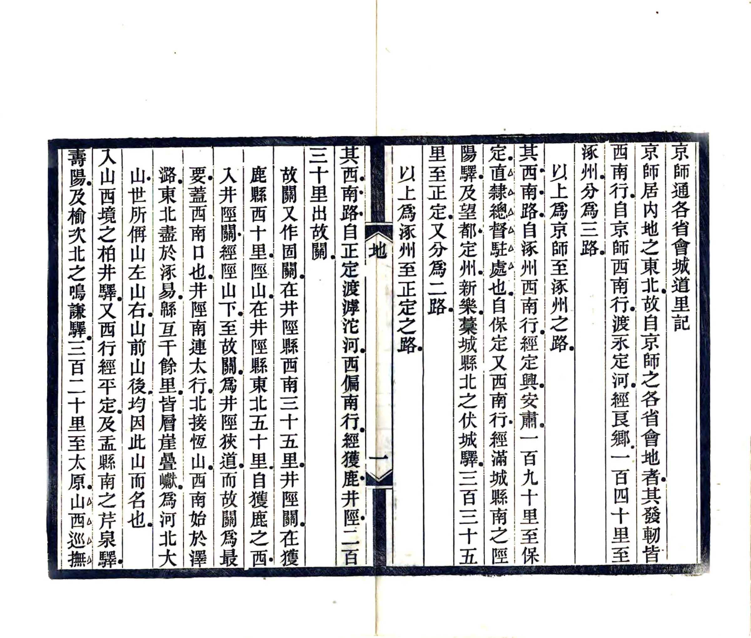 京师通各省会城道里记（光绪） 在线预览第3页