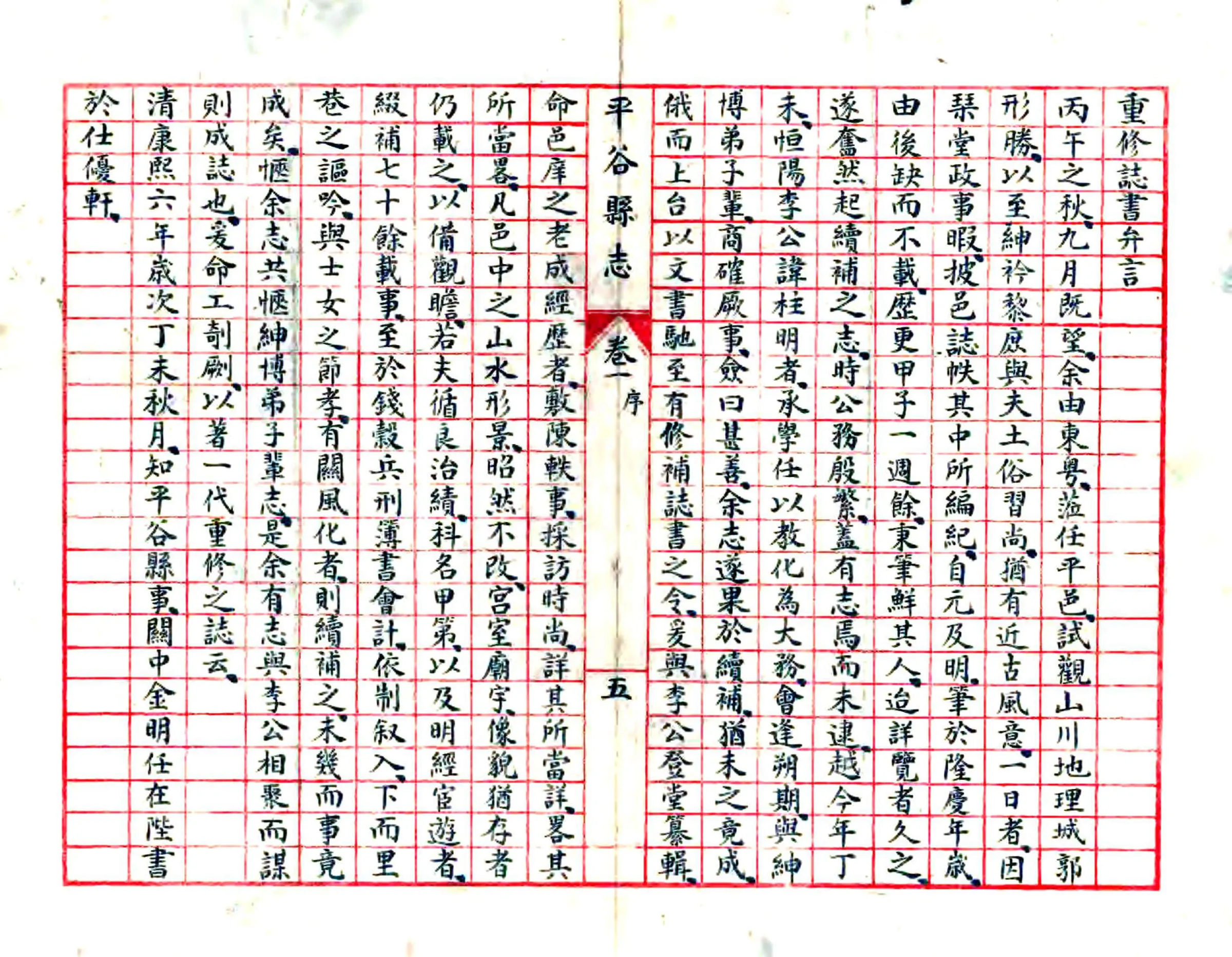 平谷县志（民国23年抄本） 在线预览第6页