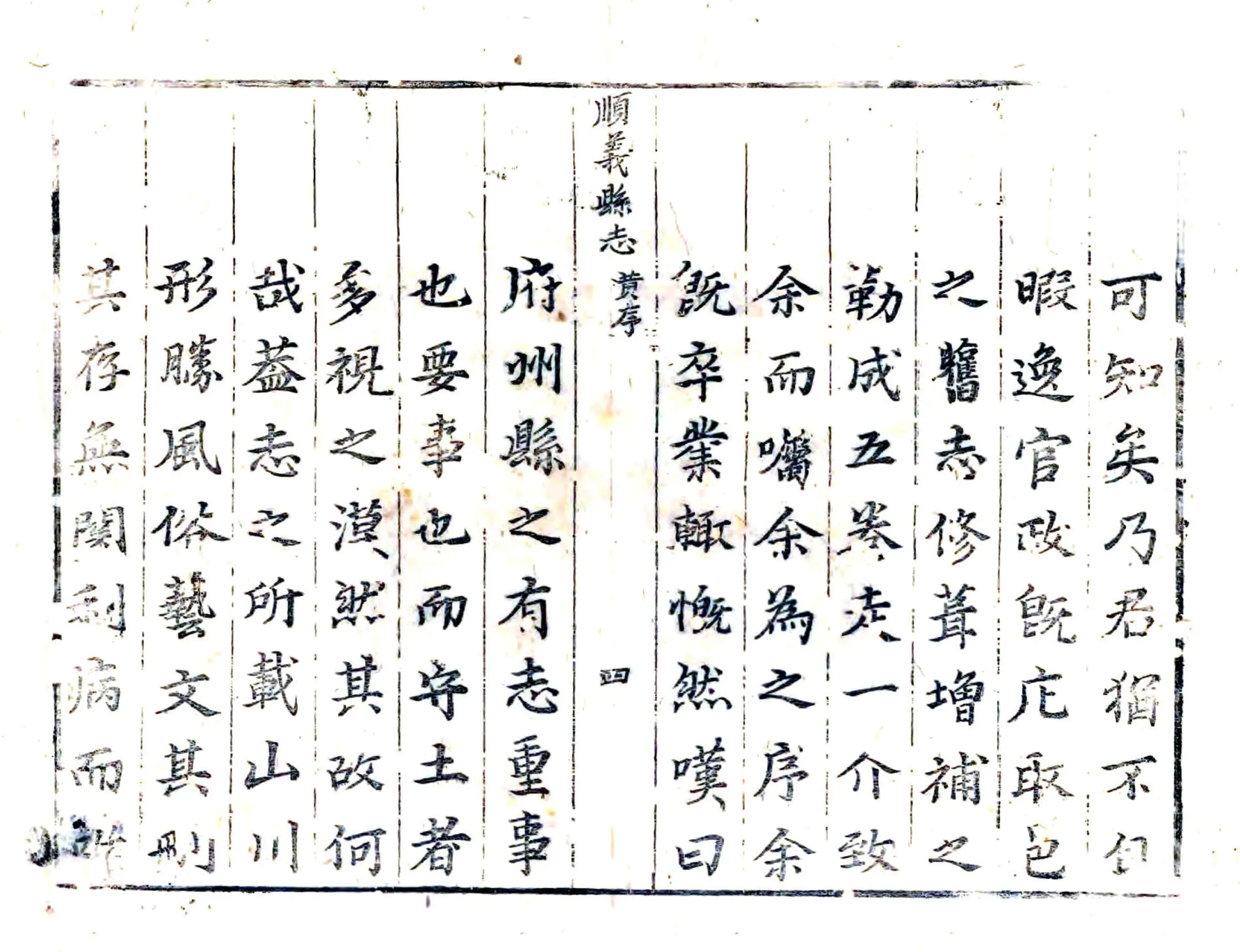 顺义县志（康熙） 在线预览第4页