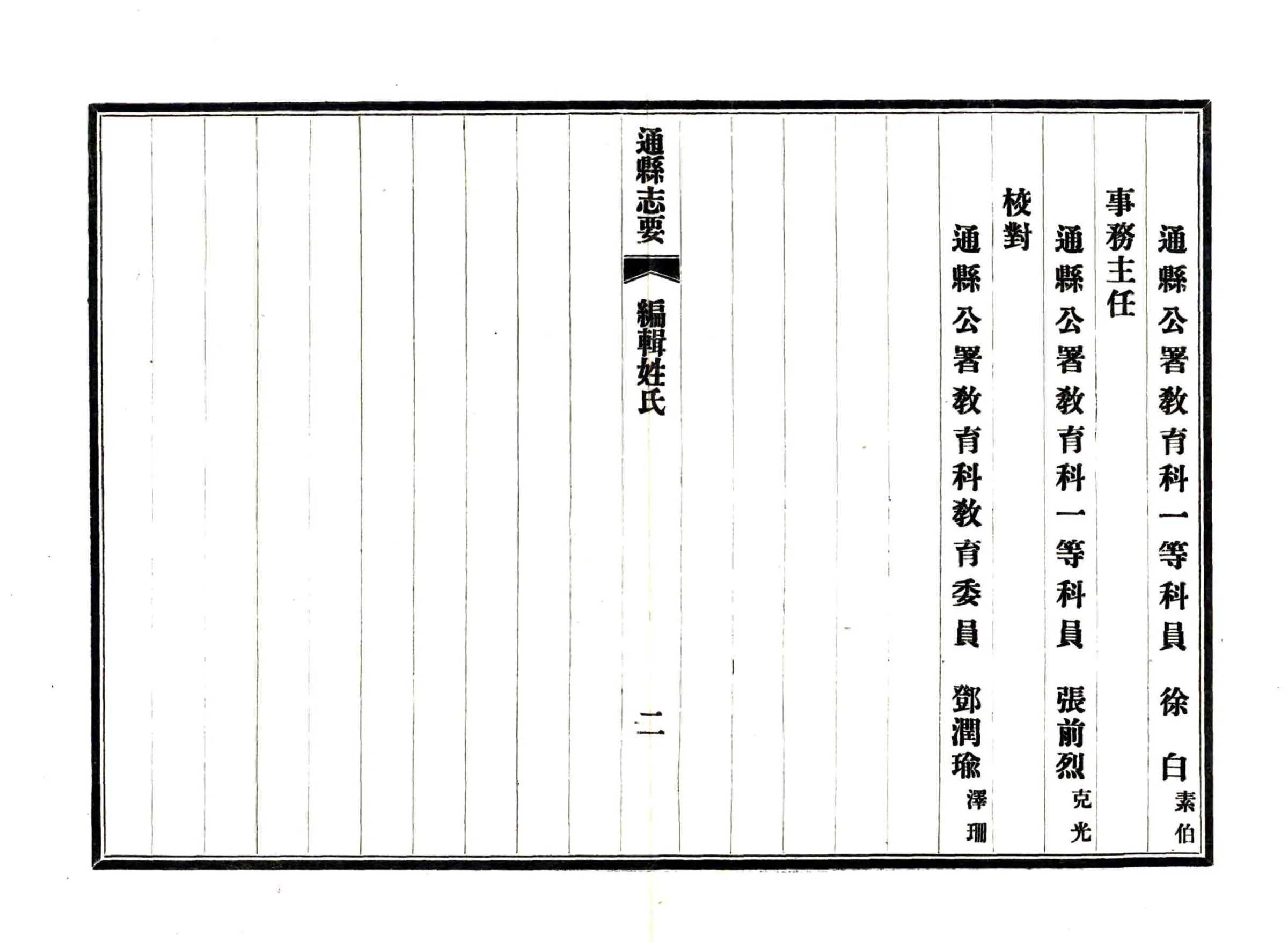 通县志要（民国） 在线预览第5页