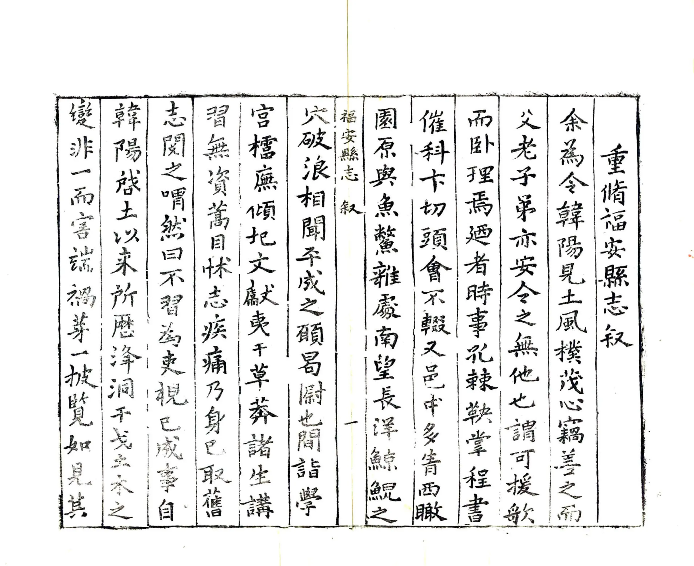 福安县志（康熙） 在线预览第6页