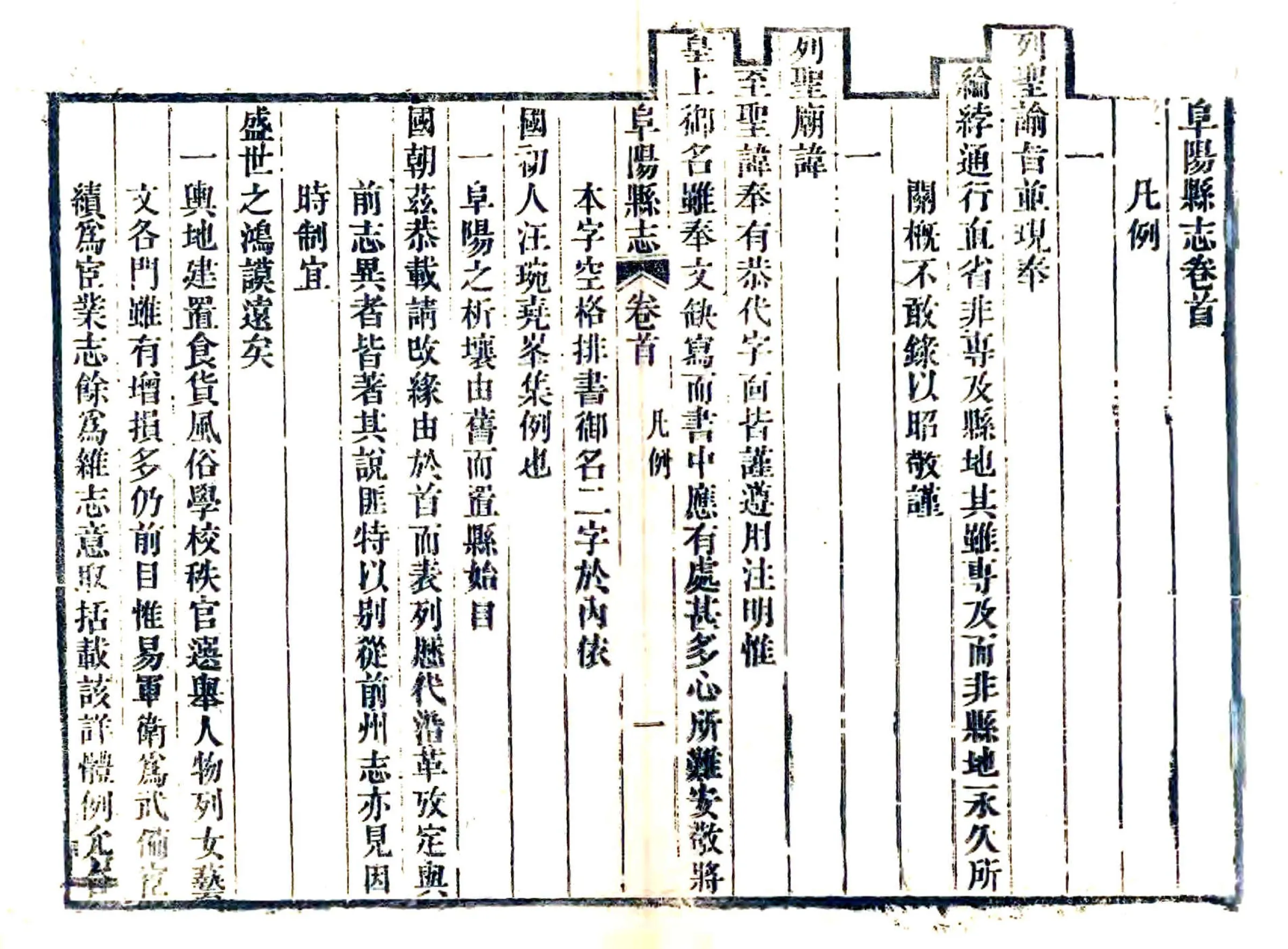 阜阳县志（道光） 在线预览第3页