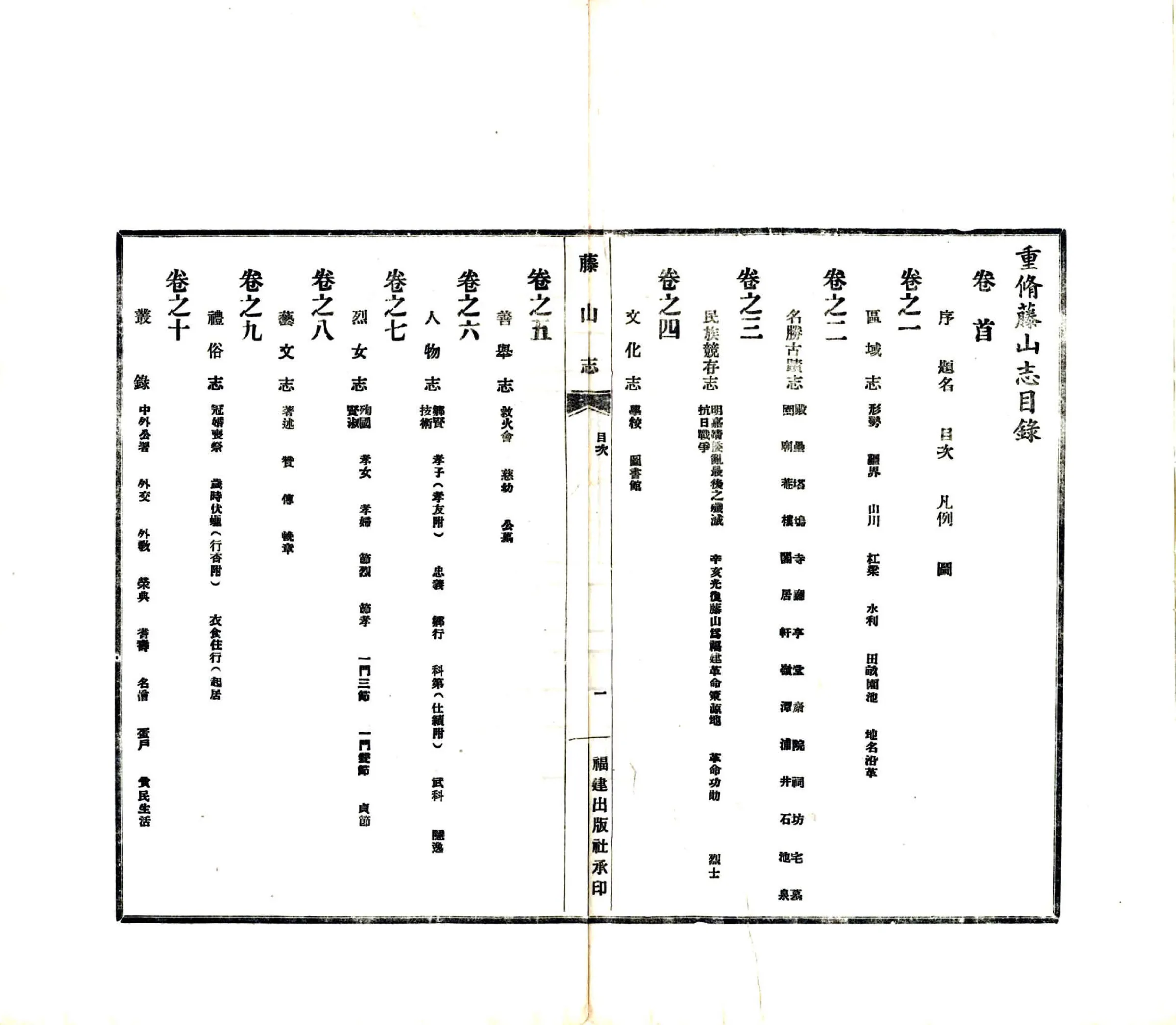 籐山志（民国） 在线预览第3页