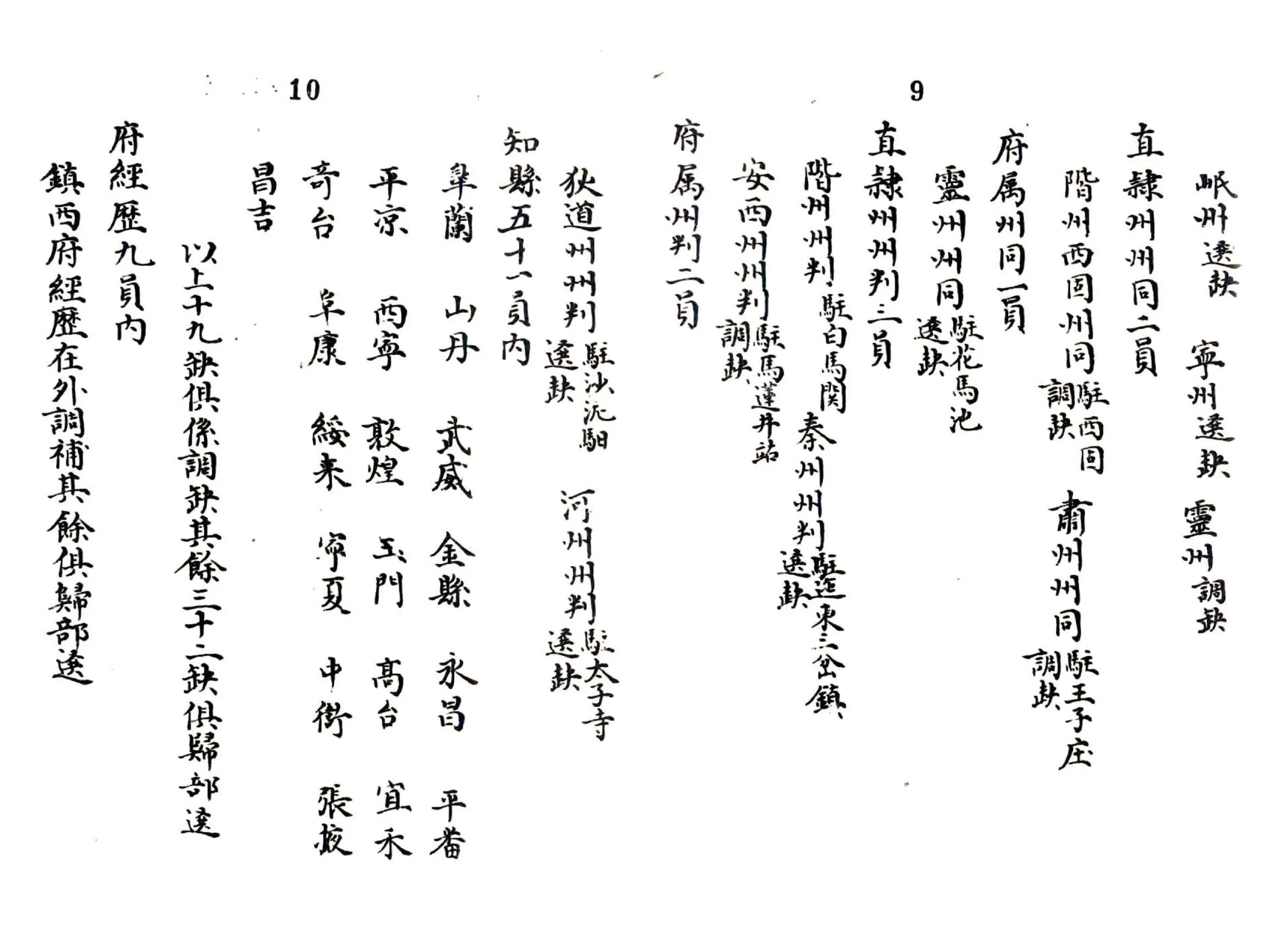 甘省便览（清） 在线预览第7页