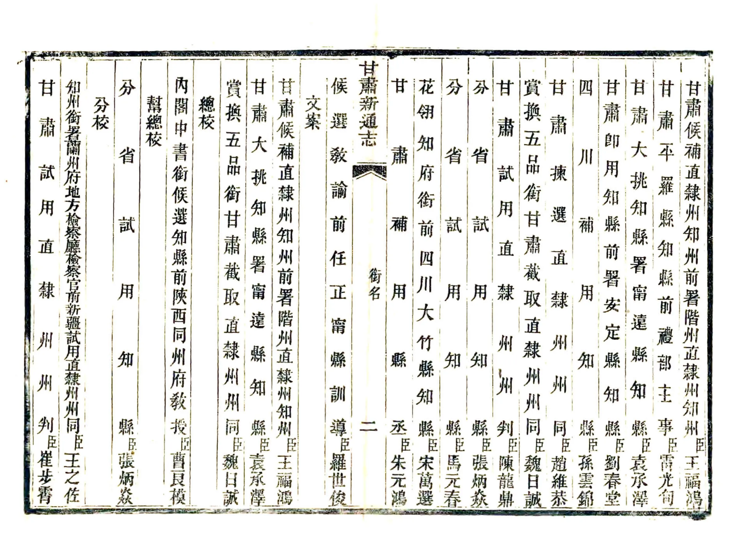 甘肃新通志（光绪）卷首 在线预览第7页