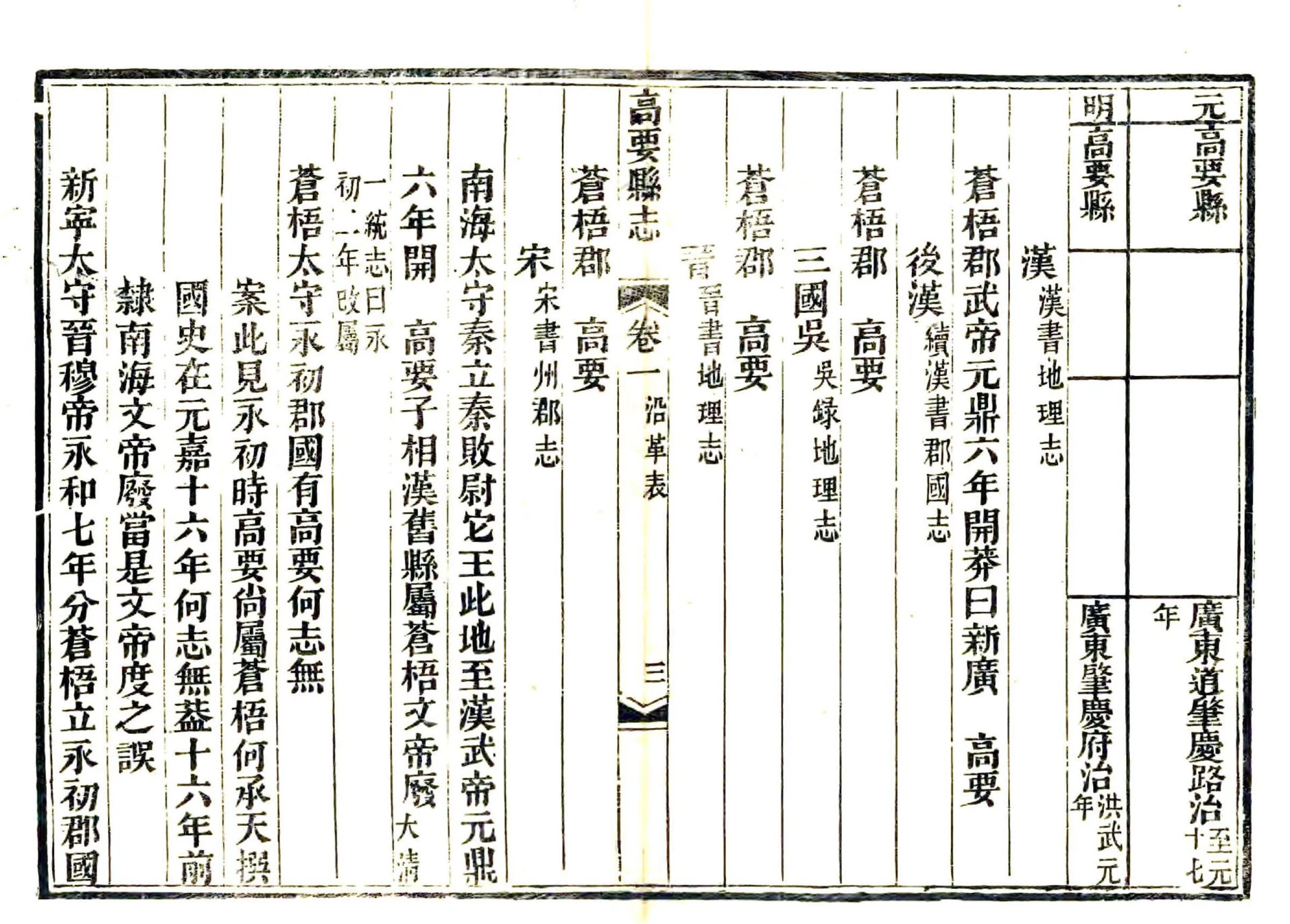 高要县志（道光） 在线预览第3页