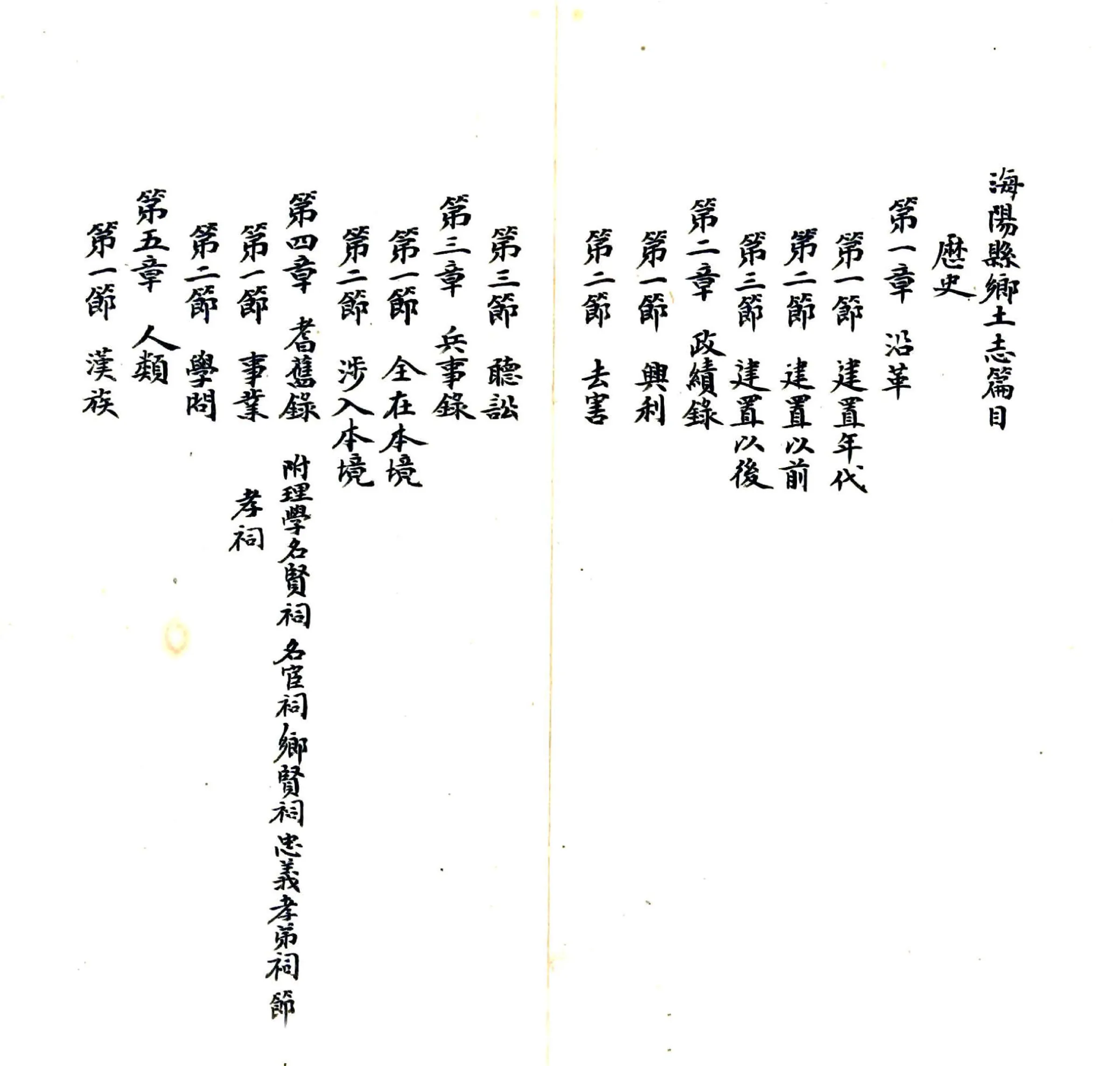 海阳县乡土志（光绪） 在线预览第4页