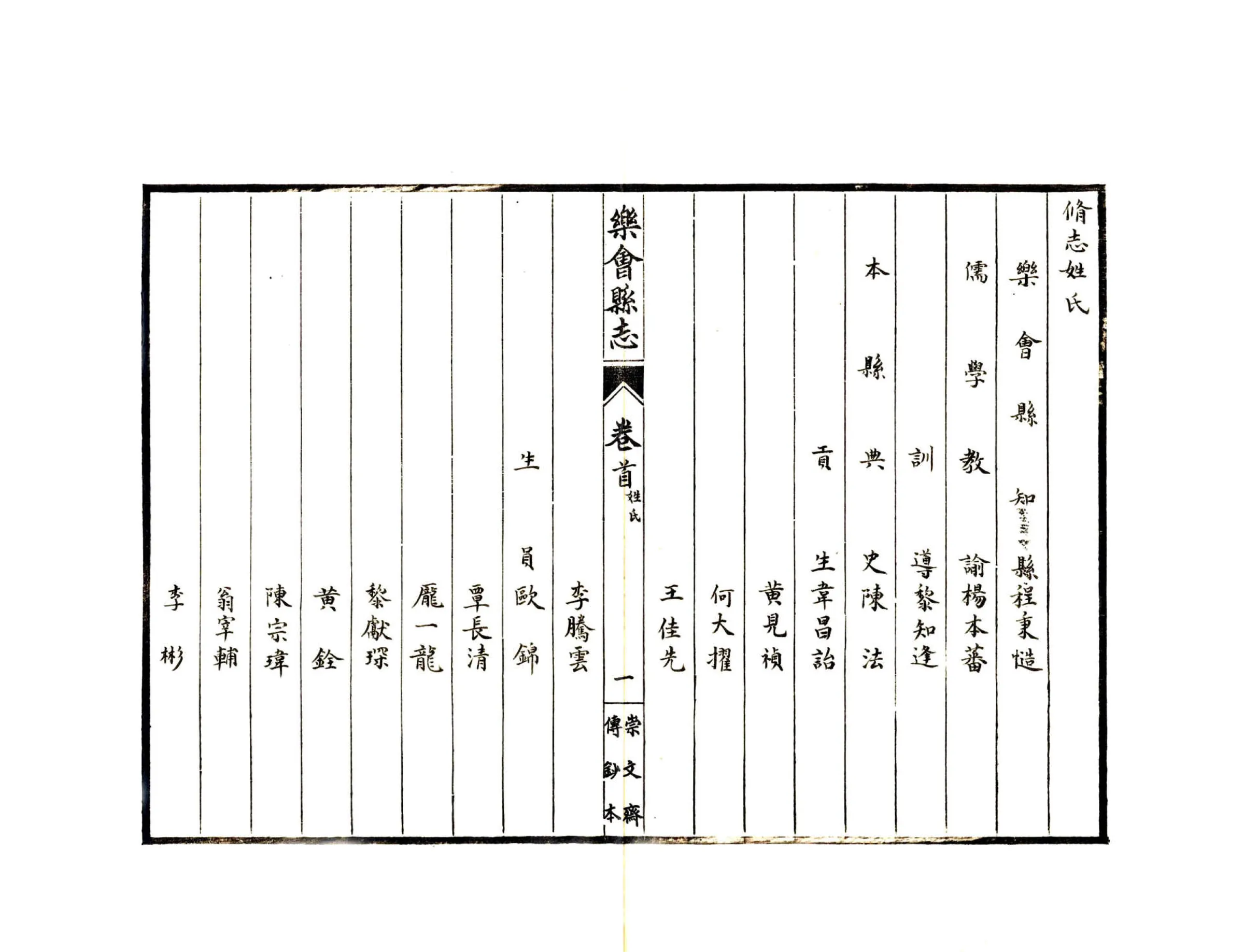 乐会县志（康熙 清抄本） 在线预览第6页
