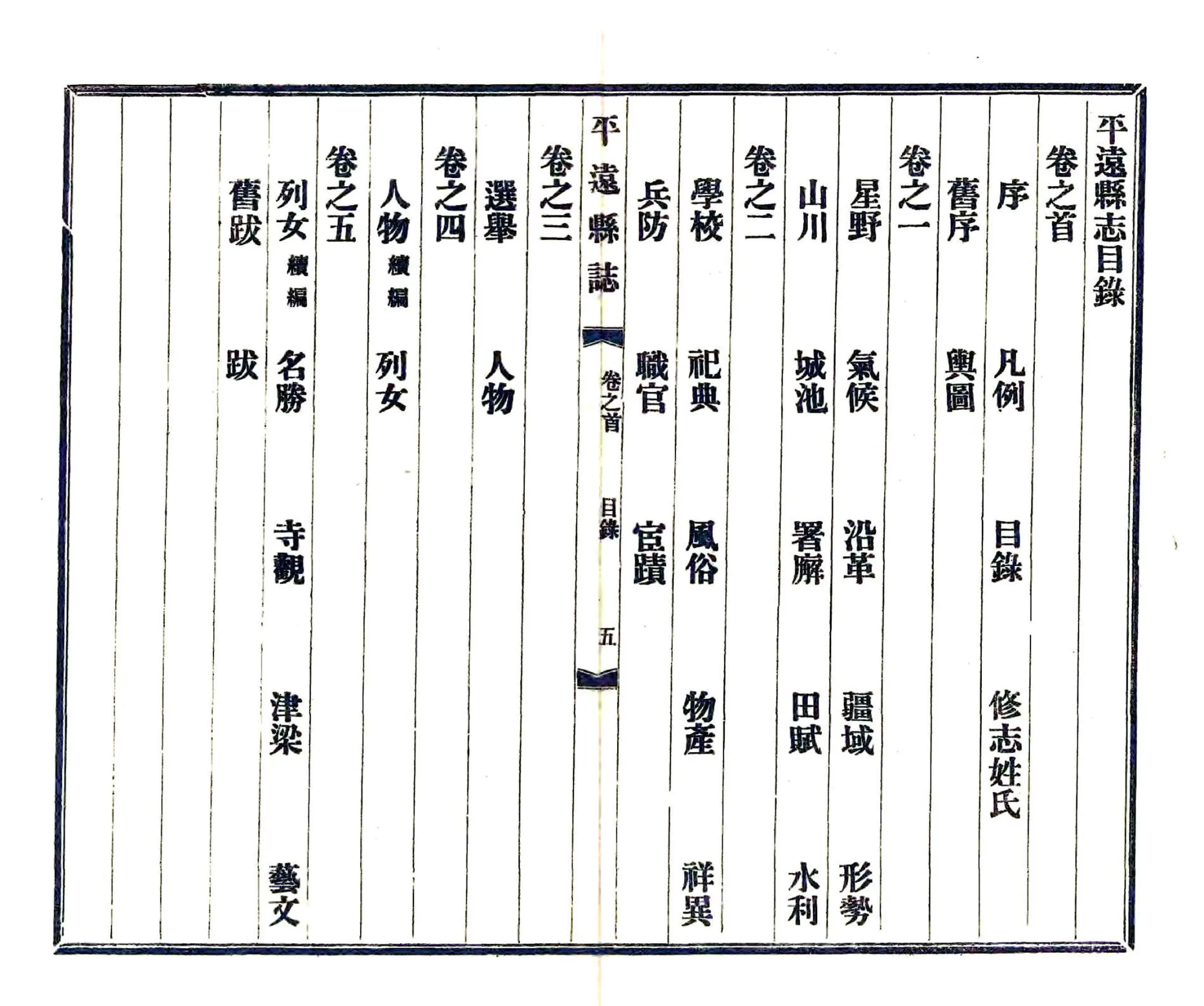 平远县志（嘉庆） 在线预览第8页