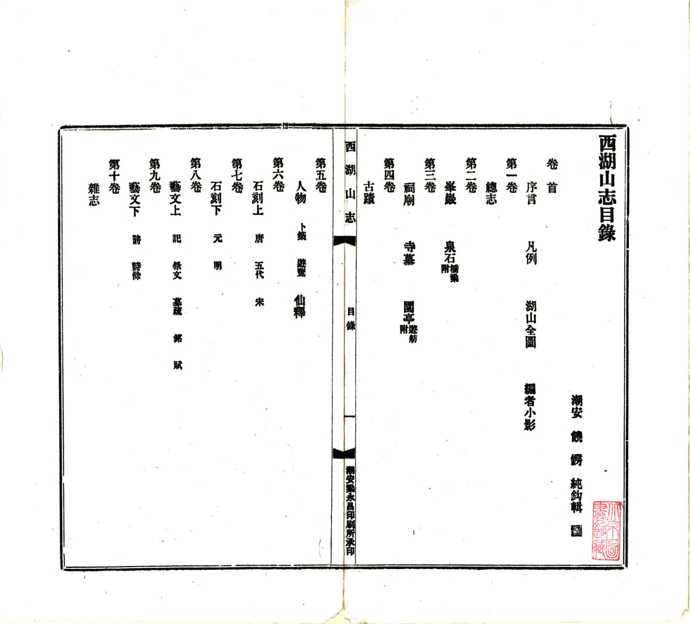 西湖山志（民国） 在线预览第3页
