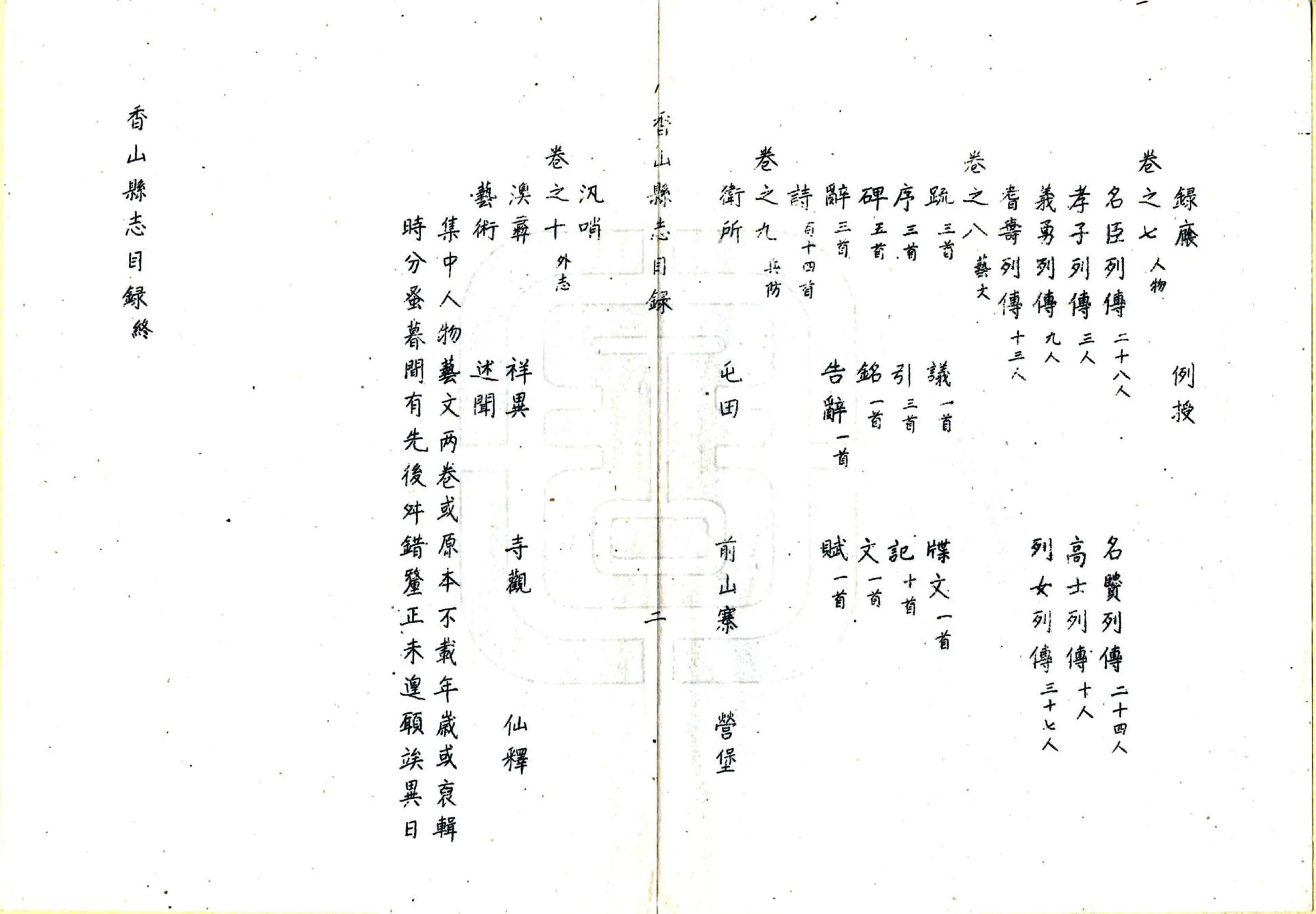 香山县志（康熙 民国油印本） 在线预览第4页