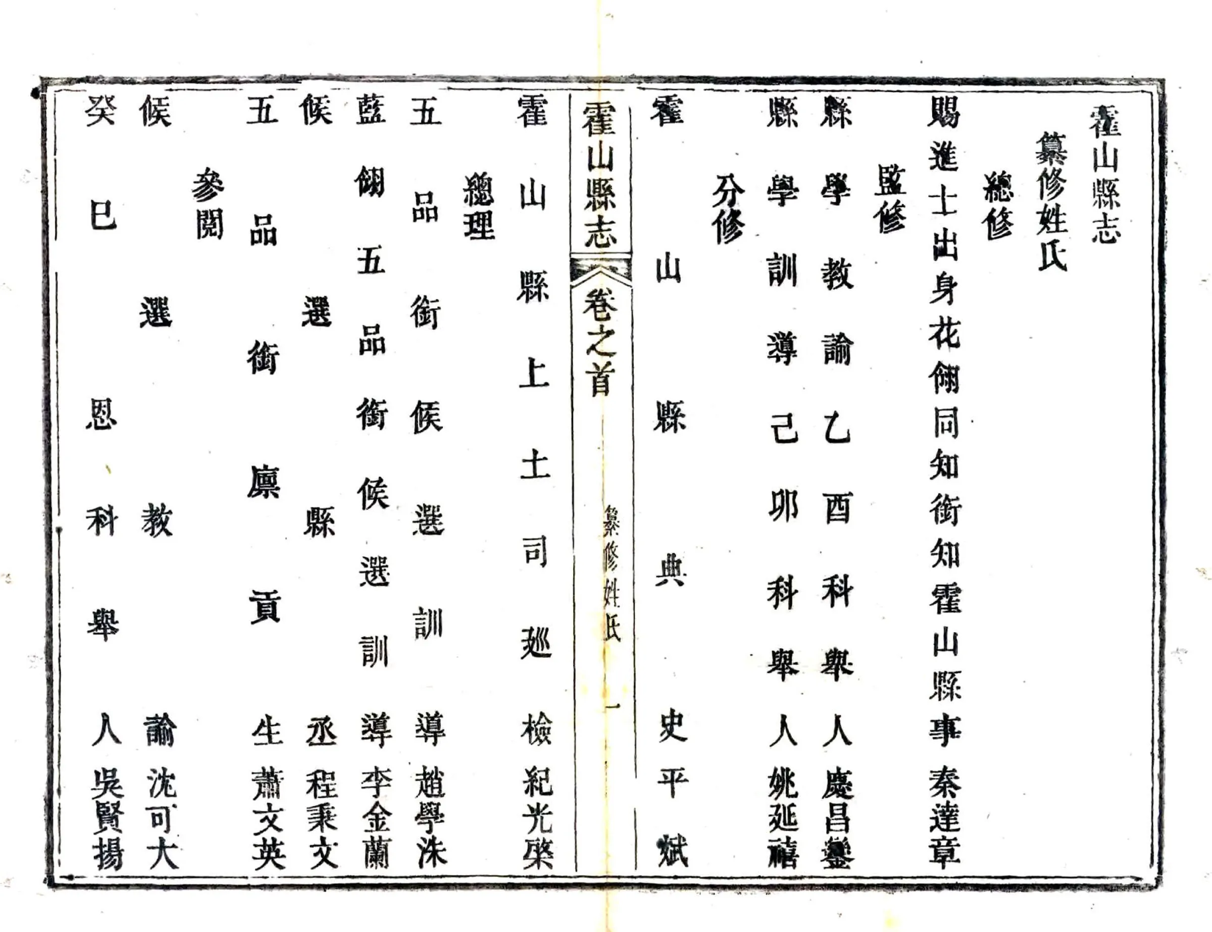 霍山县志（光绪） 在线预览第5页