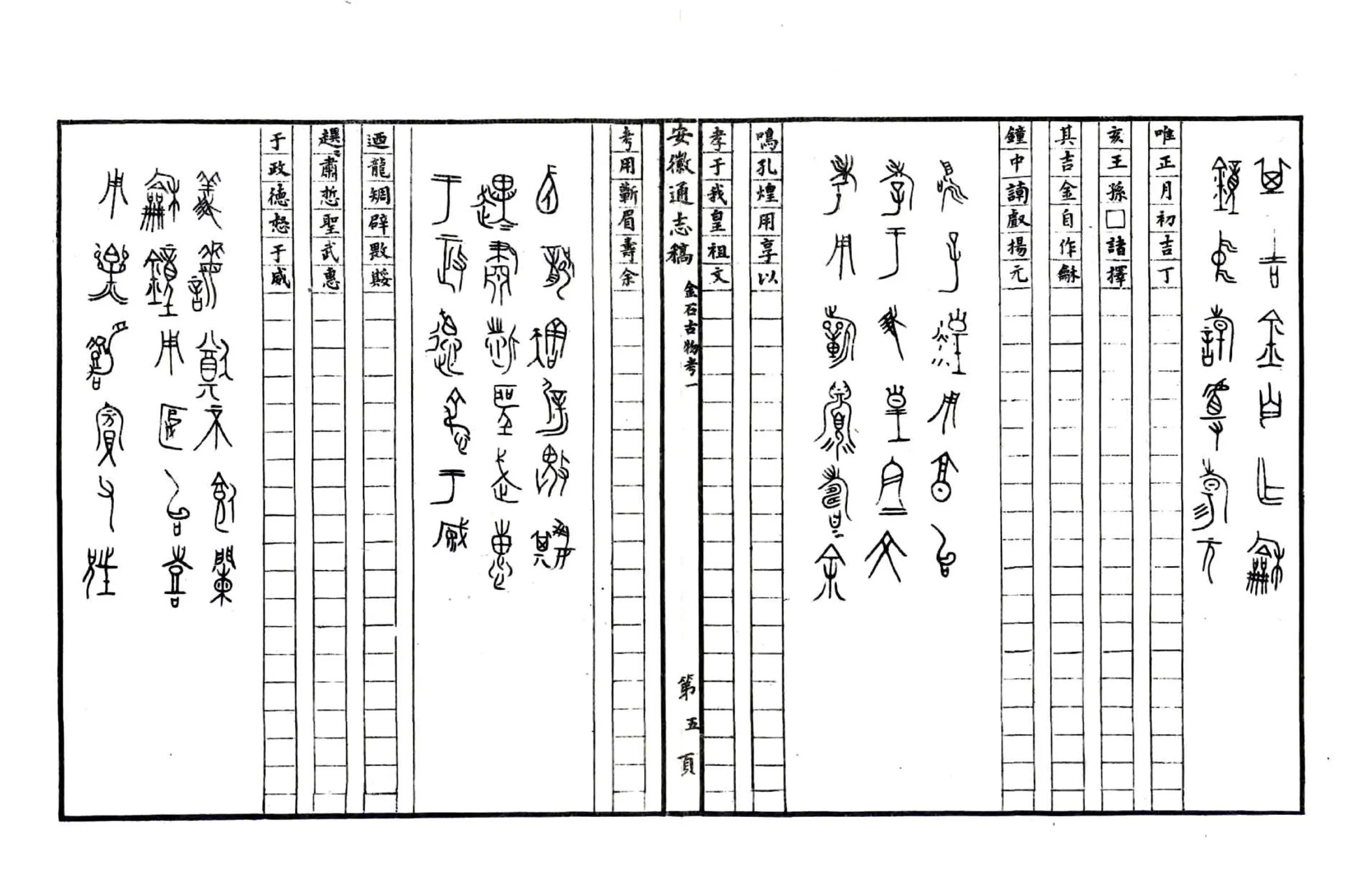 安徽通志金石古物考（民国） 在线预览第6页