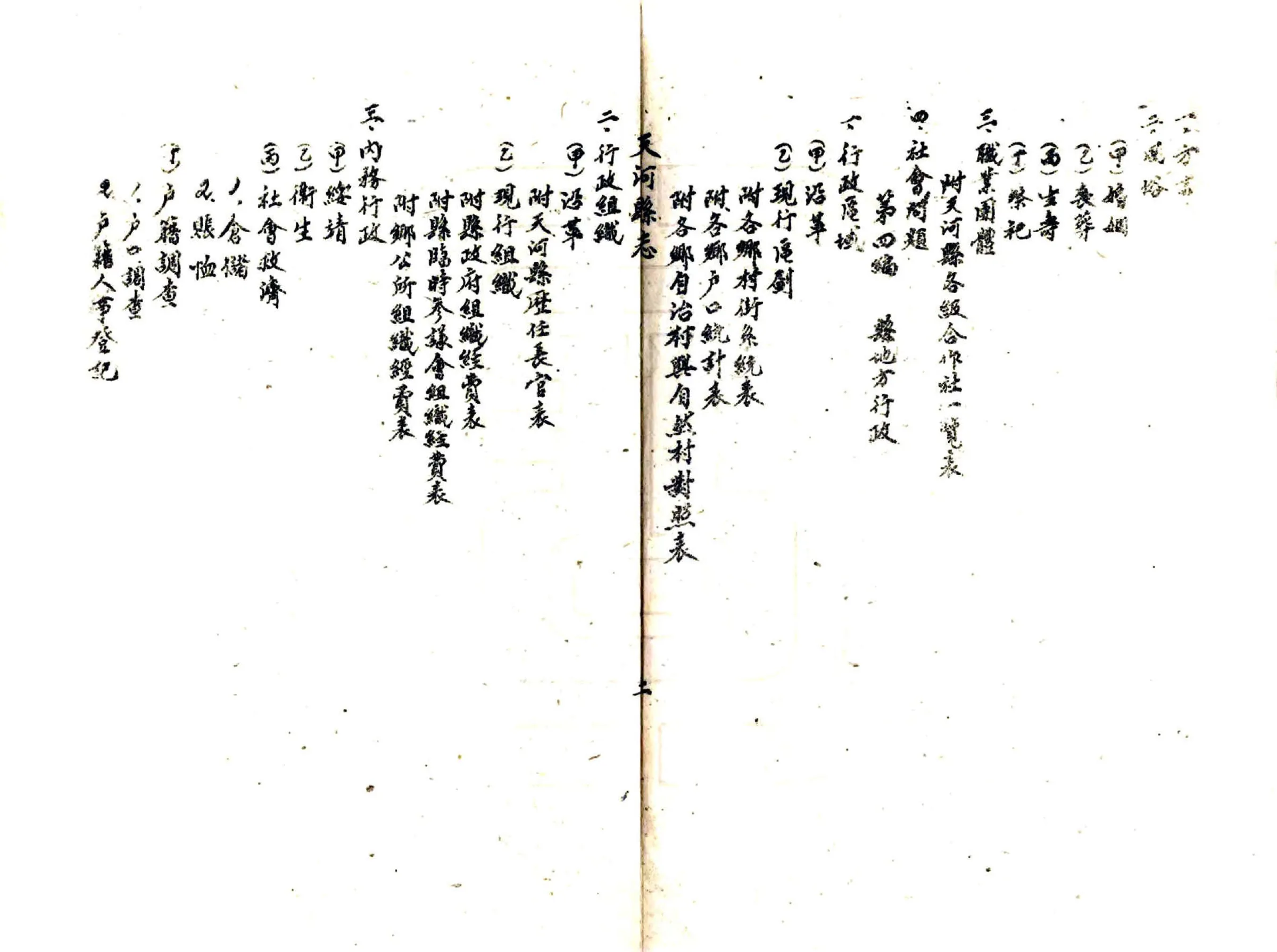 天河县志（民国） 在线预览第3页