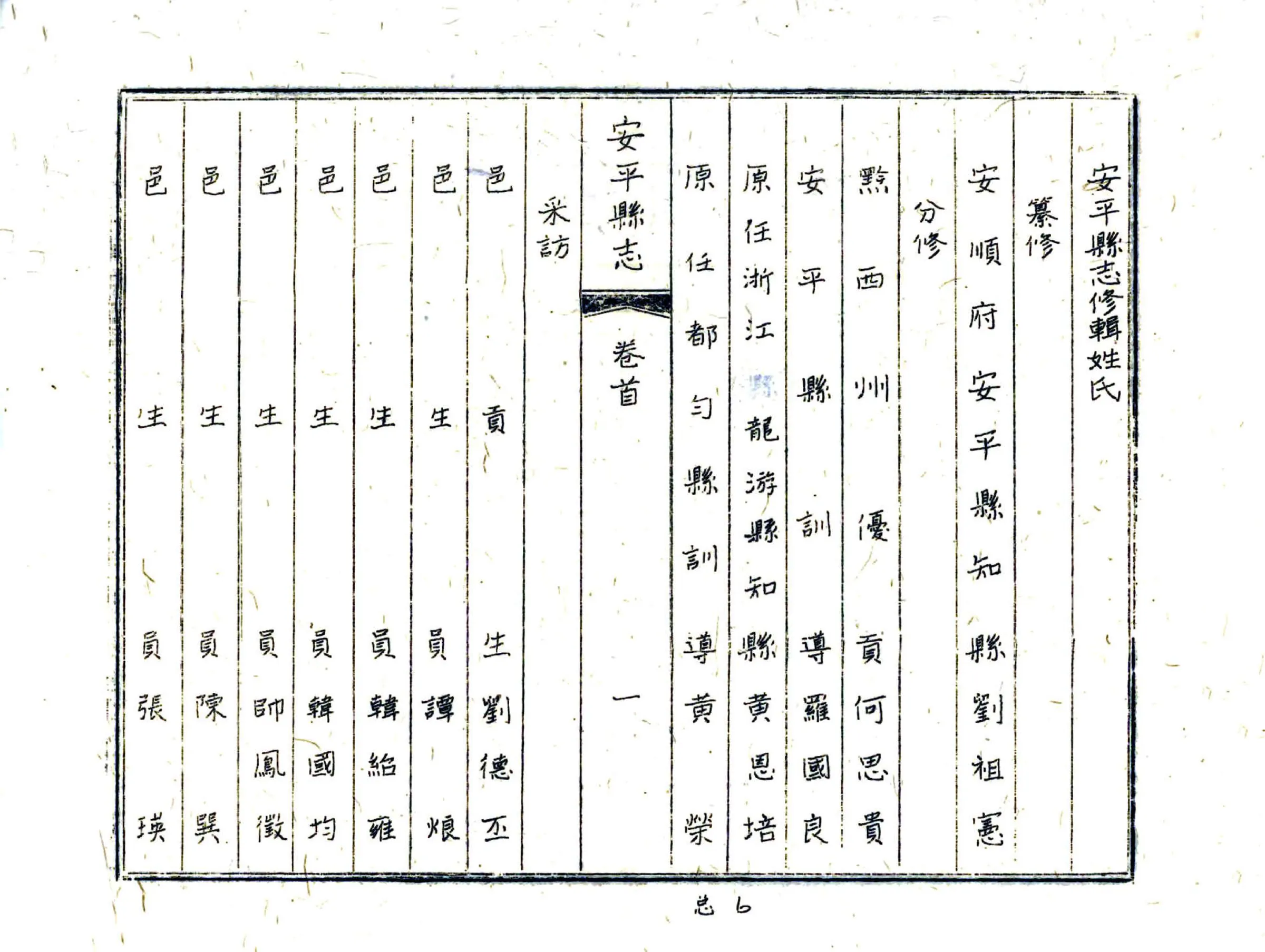 安平县志（道光 油印本) 在线预览第8页