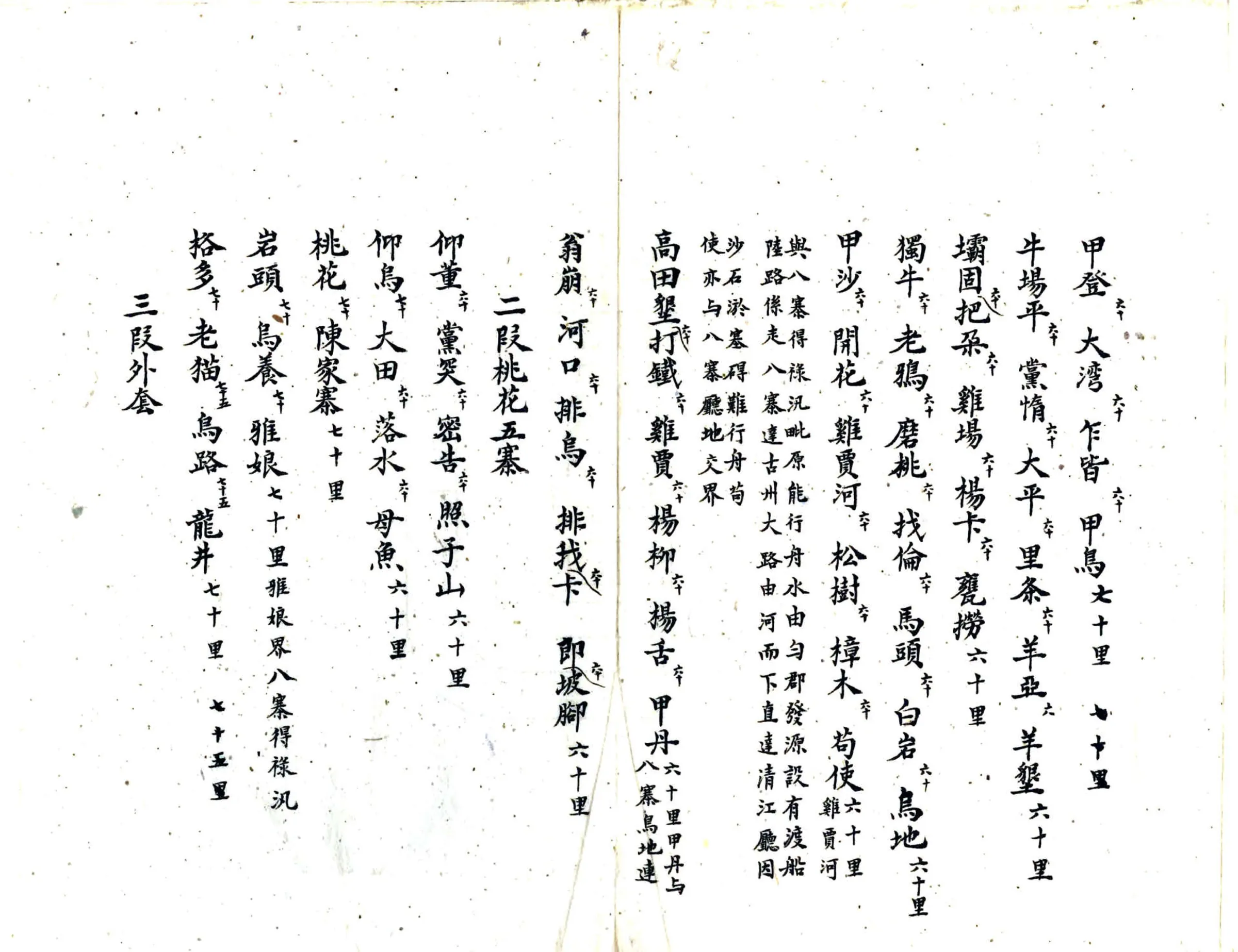 都匀府亲辖村寨道里册（清） 在线预览第3页