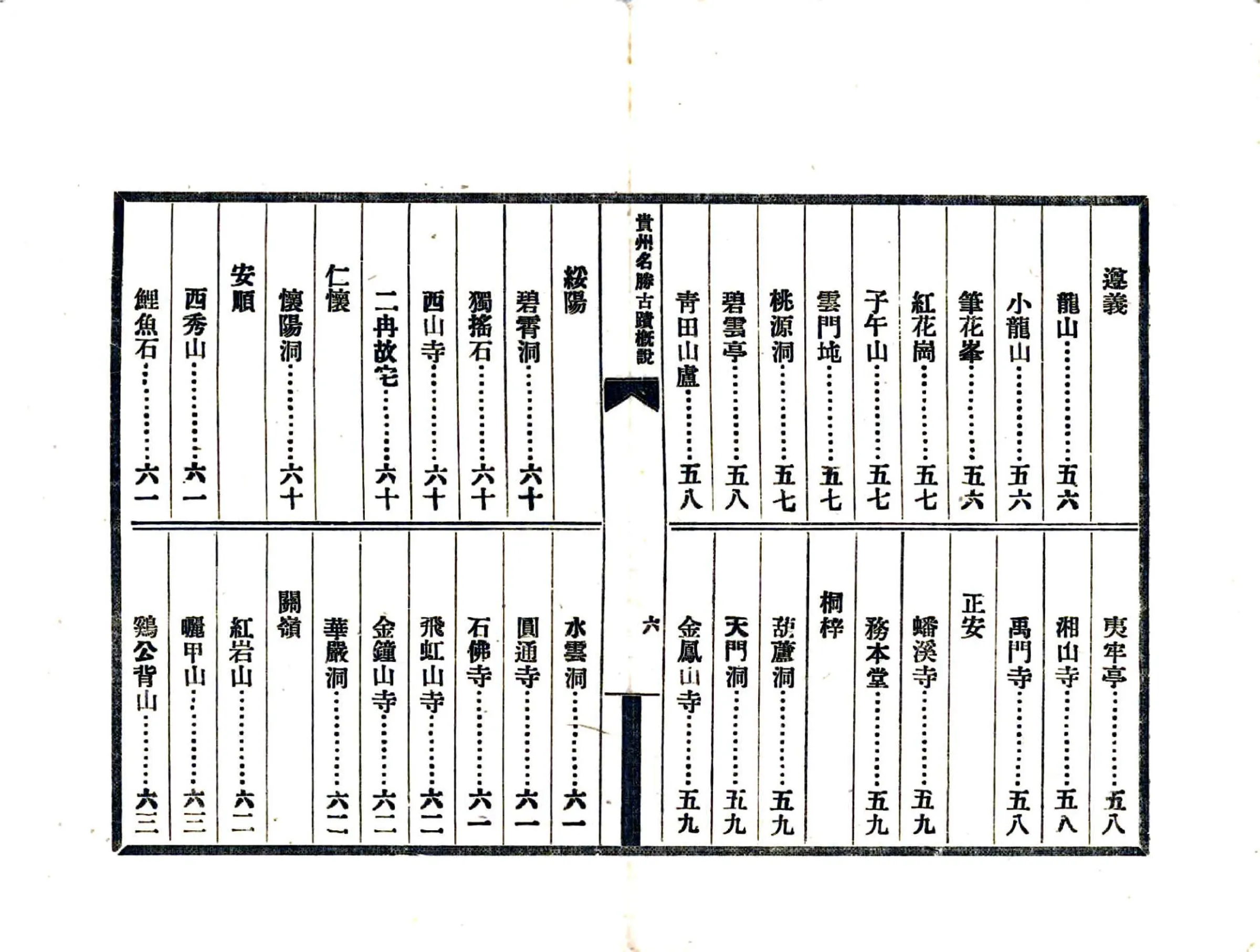 贵州名胜古迹概说（民国） 在线预览第7页