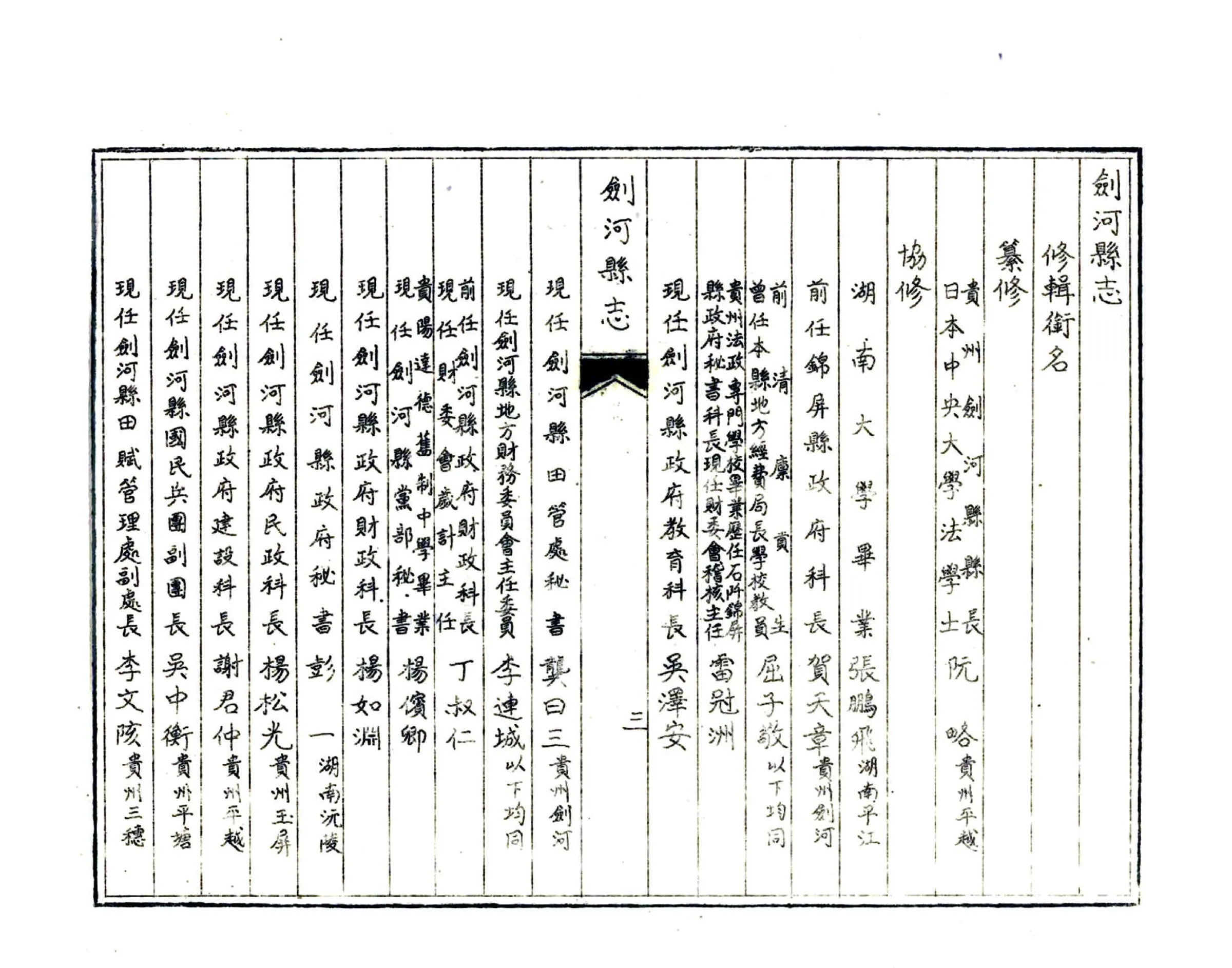 剑河县志（民国） 在线预览第6页