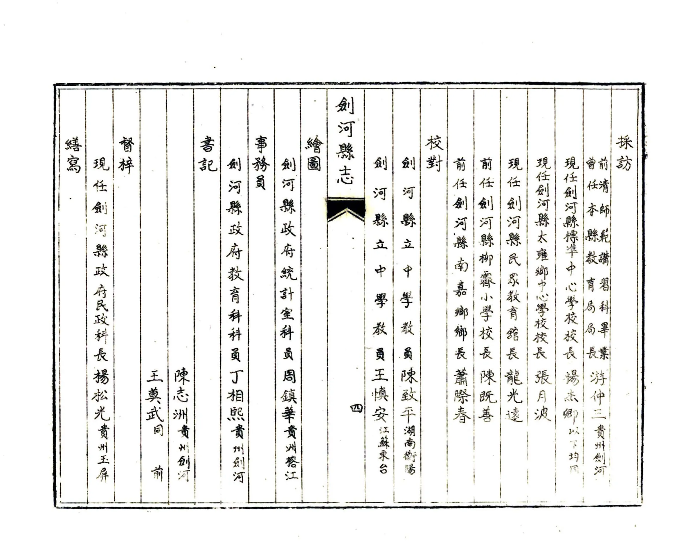 剑河县志（民国） 在线预览第7页
