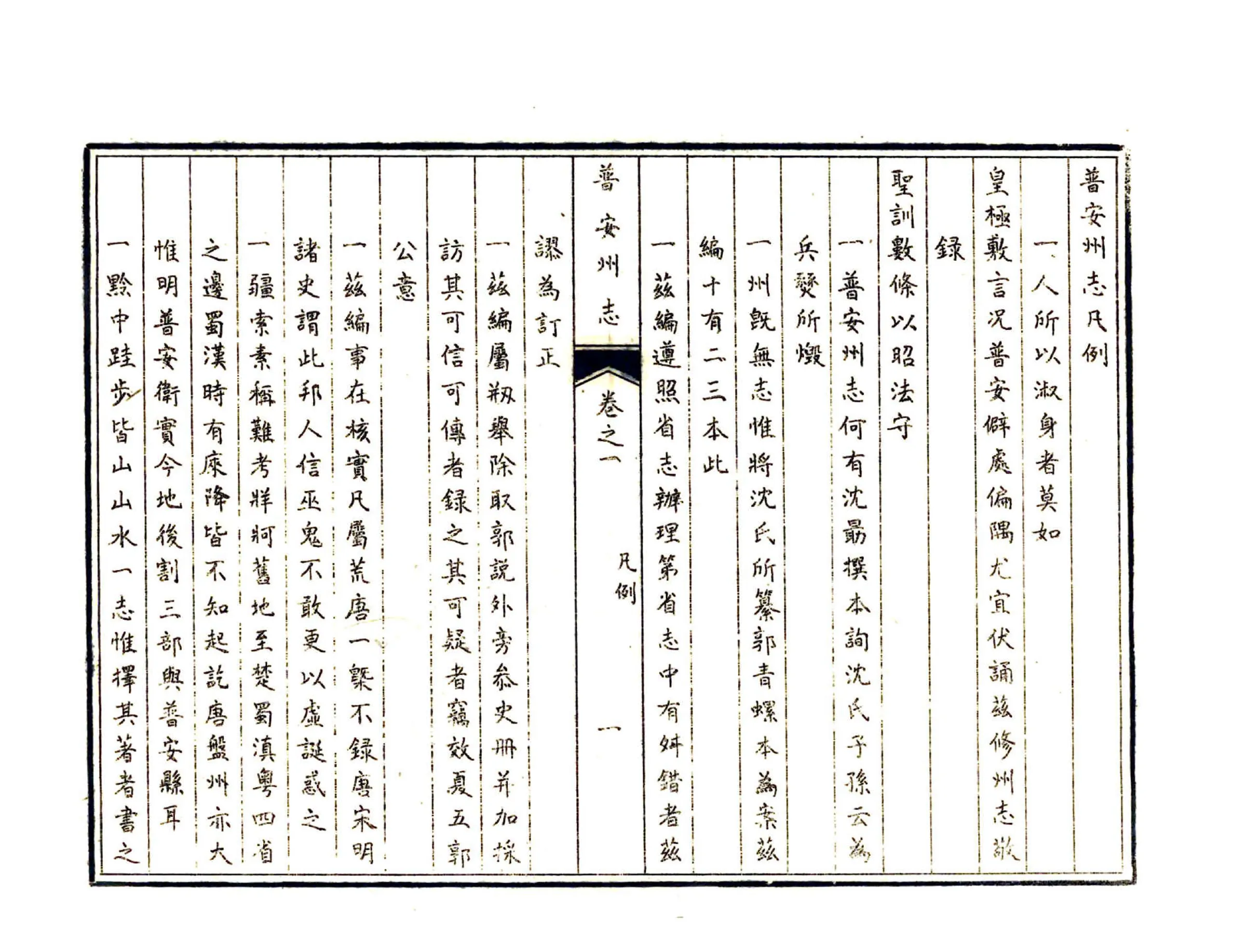 普安州志（乾隆） 在线预览第8页