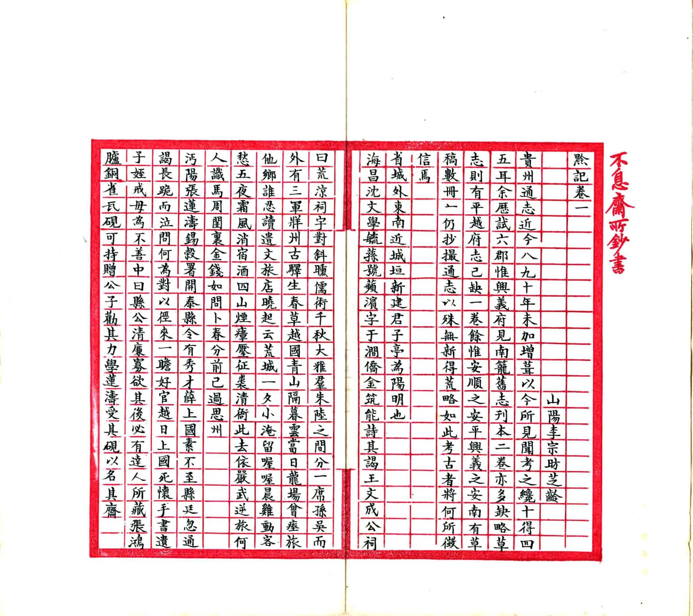 黔记（嘉庆 民国抄本） 在线预览第4页