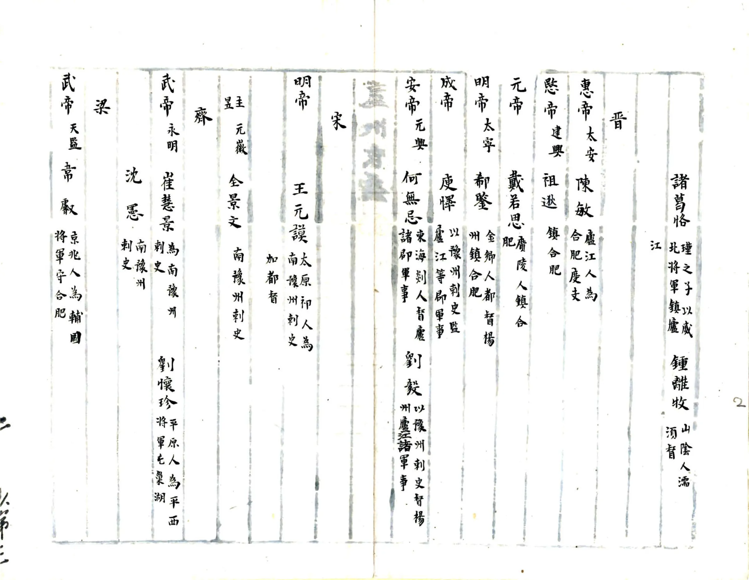 庐州府志（康熙） 在线预览第3页