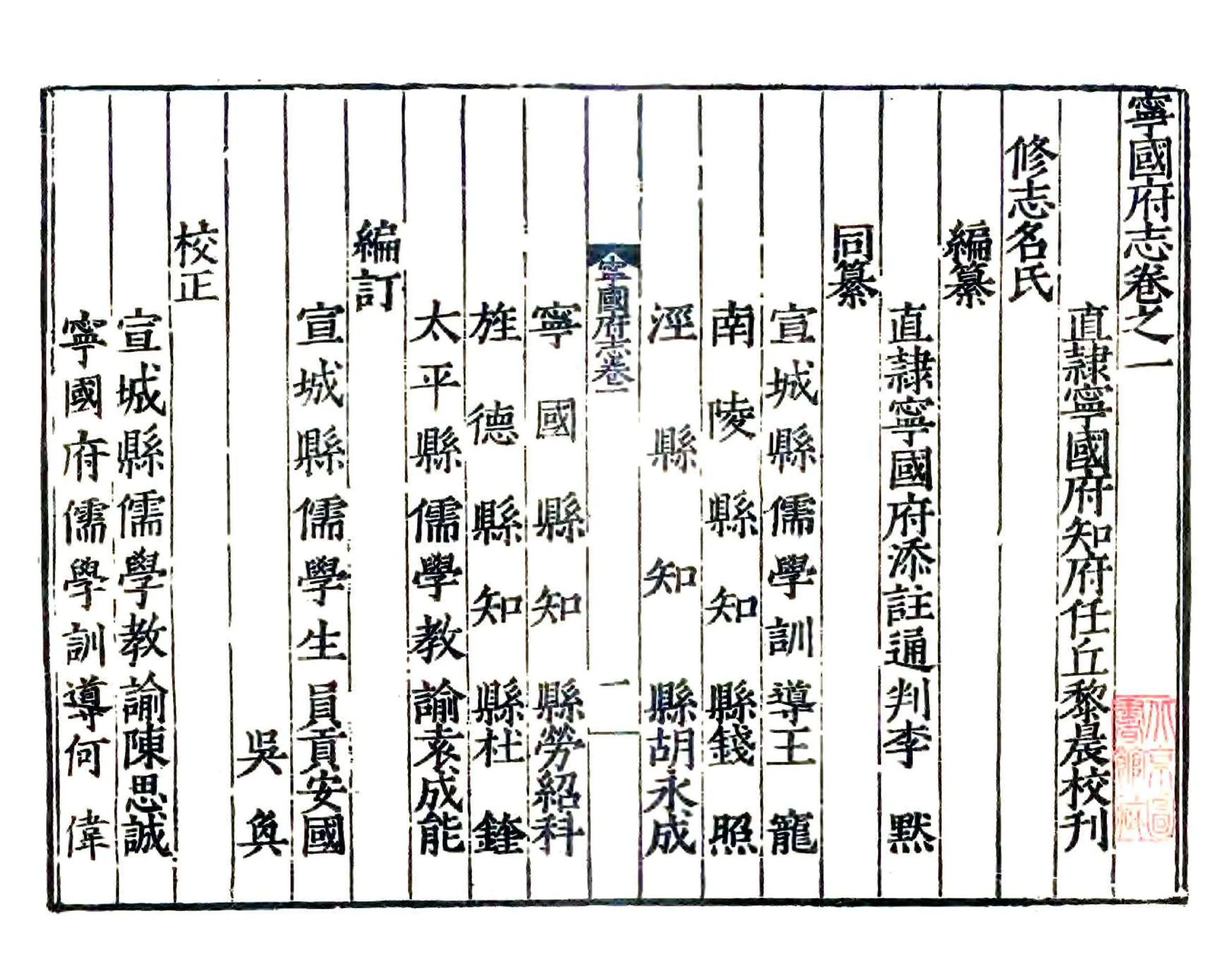 宁国府志（嘉靖） 在线预览第7页