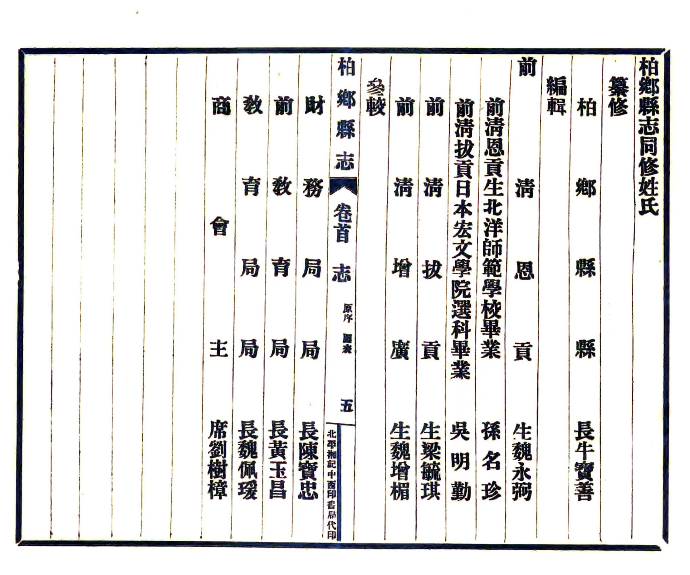 柏乡县志（民国） 在线预览第7页