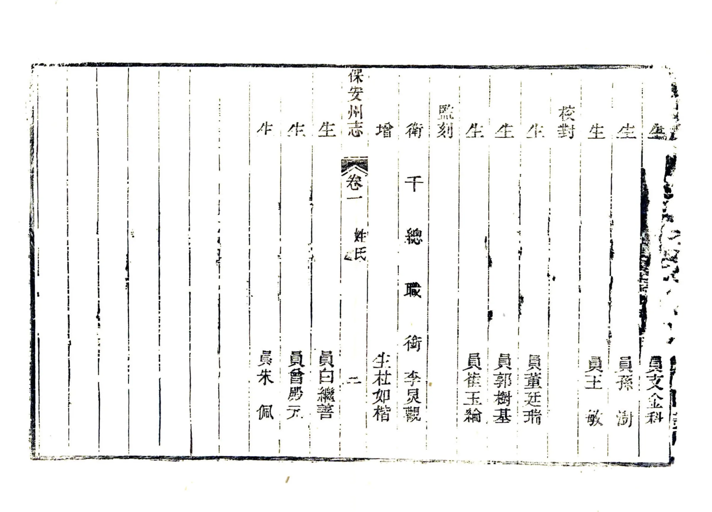 保安州志（道光） 在线预览第8页