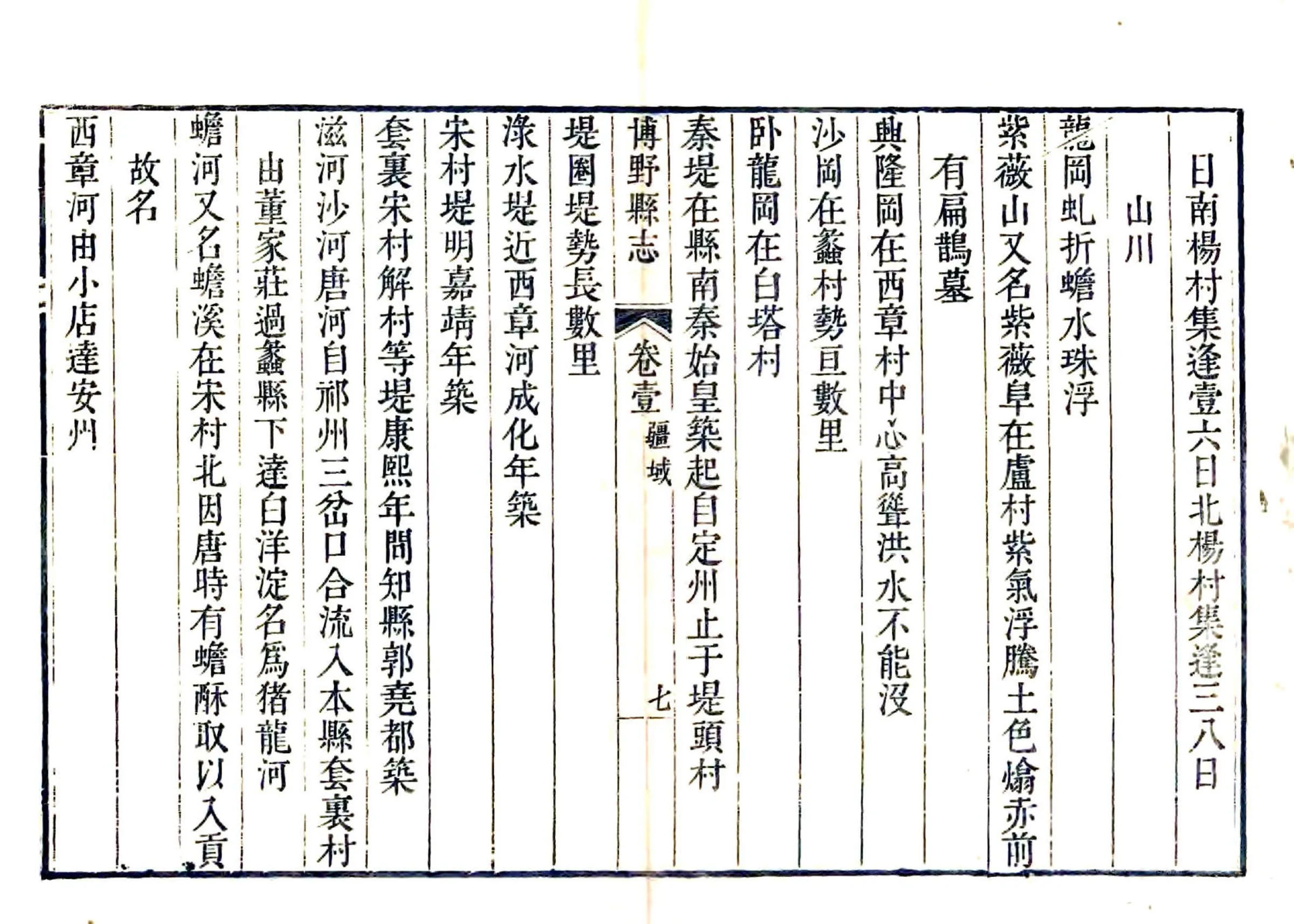 博野县志（乾隆） 在线预览第7页