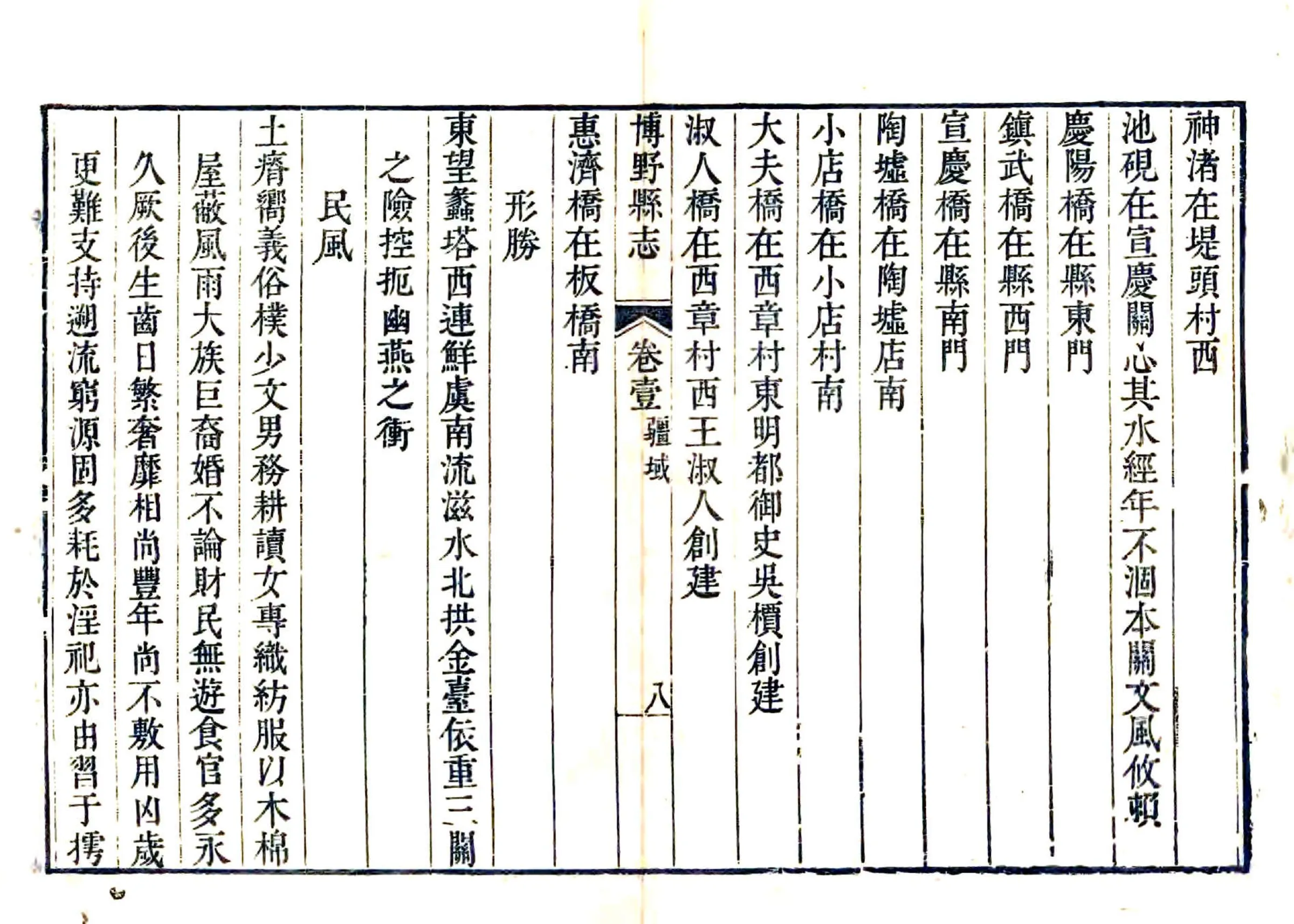 博野县志（乾隆） 在线预览第8页