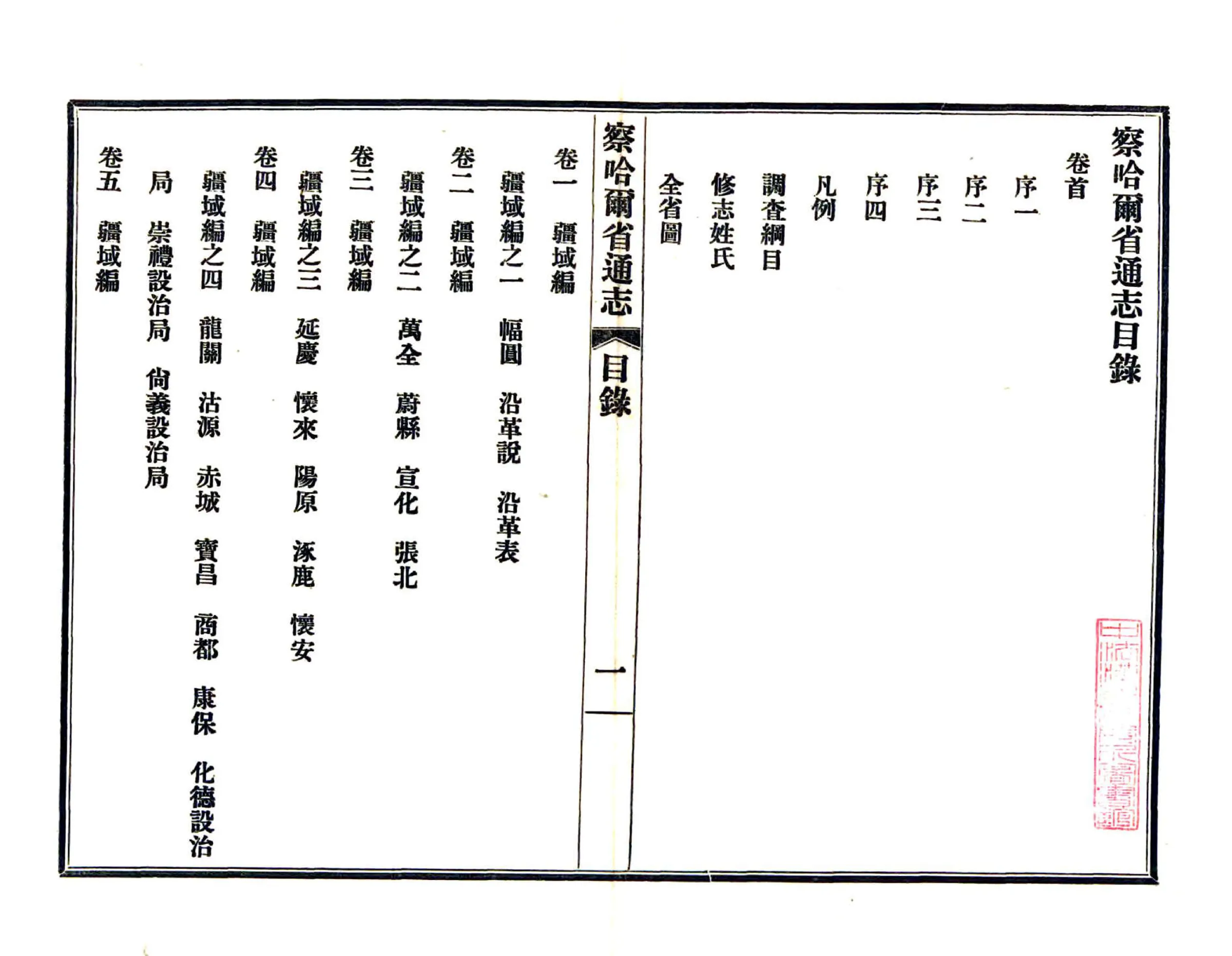 察哈尔省通志（民国） 在线预览第7页