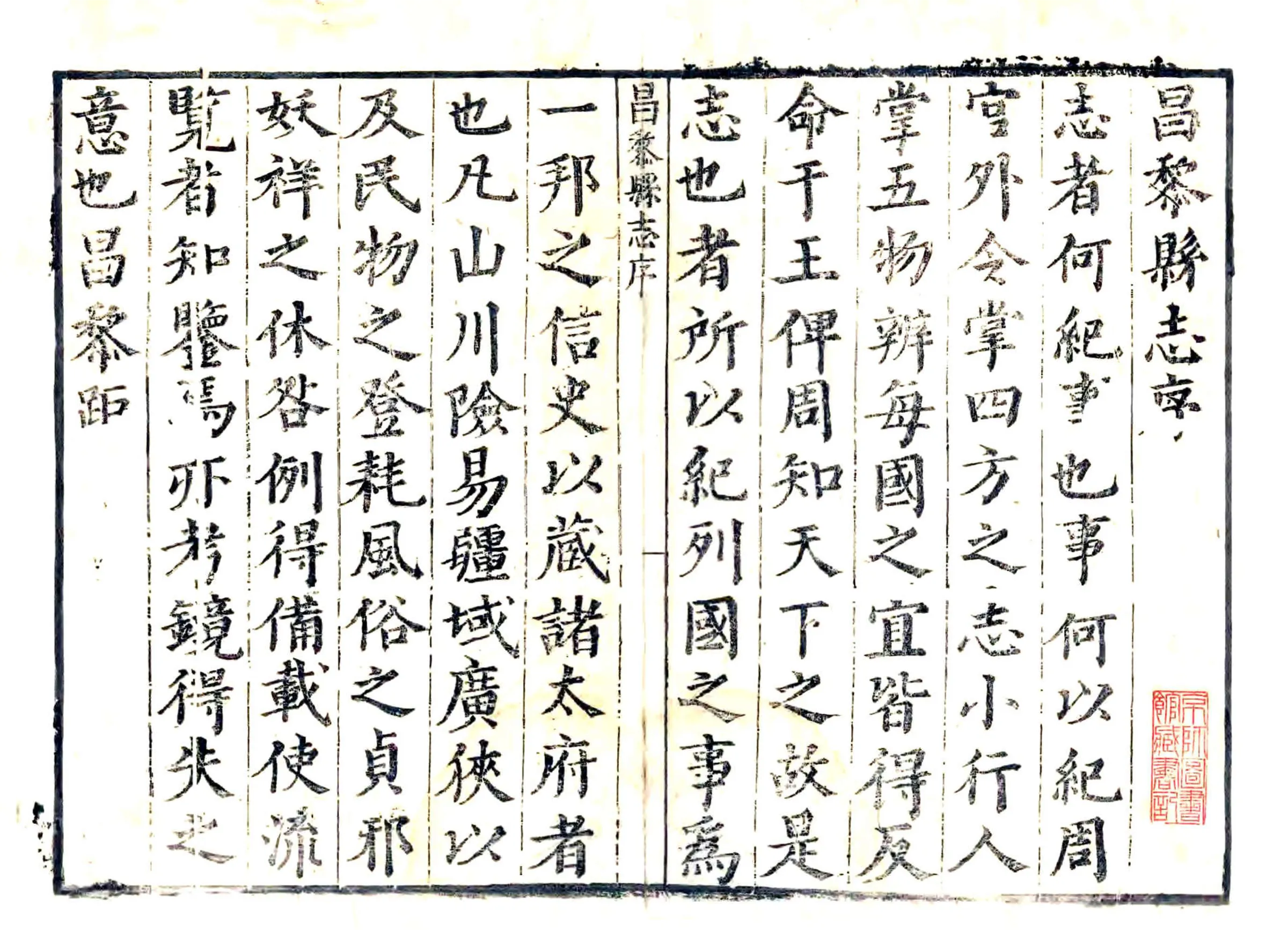 昌黎县志（康熙） 在线预览第1页