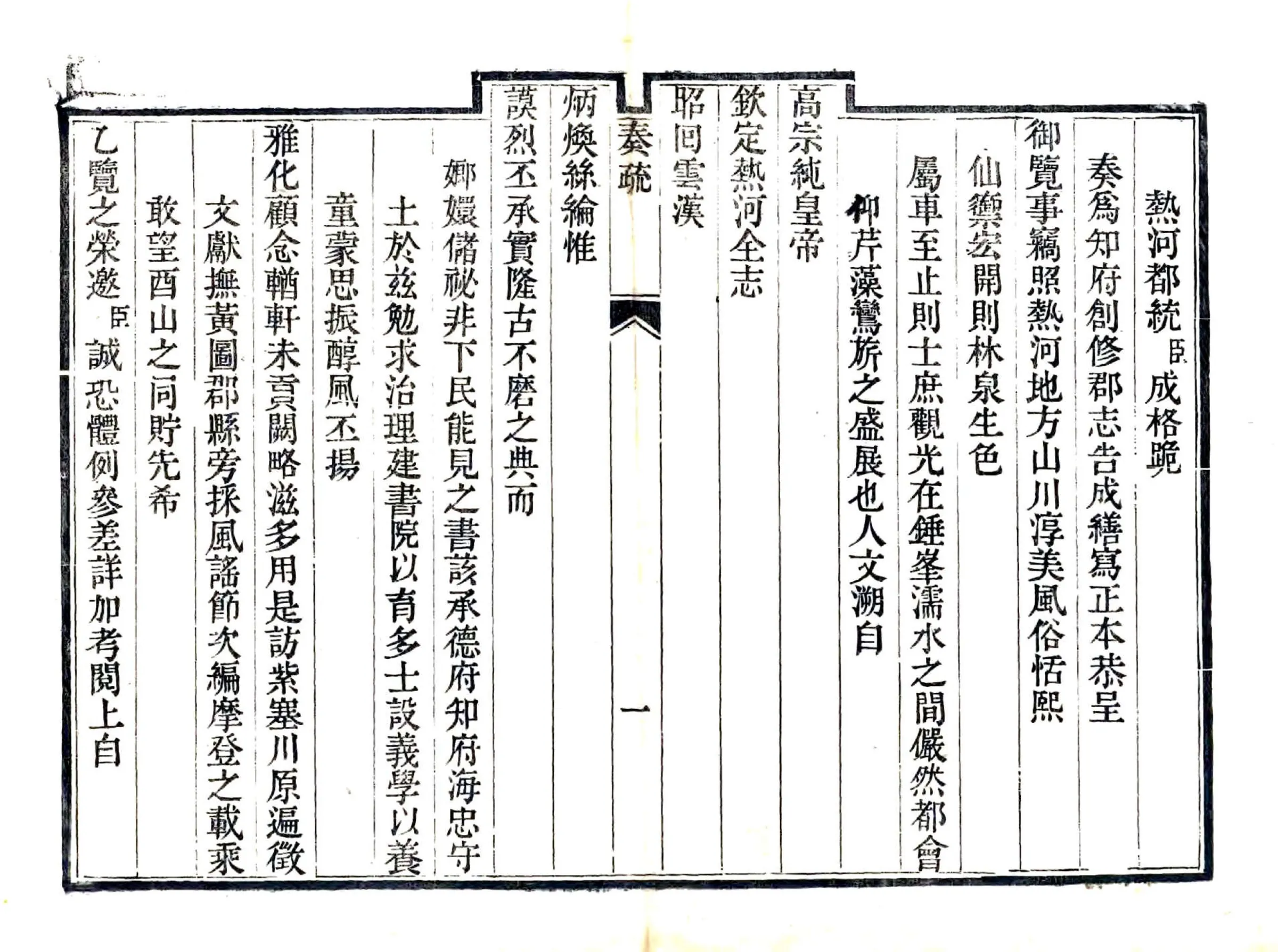 承德府志（道光）卷首 在线预览第2页