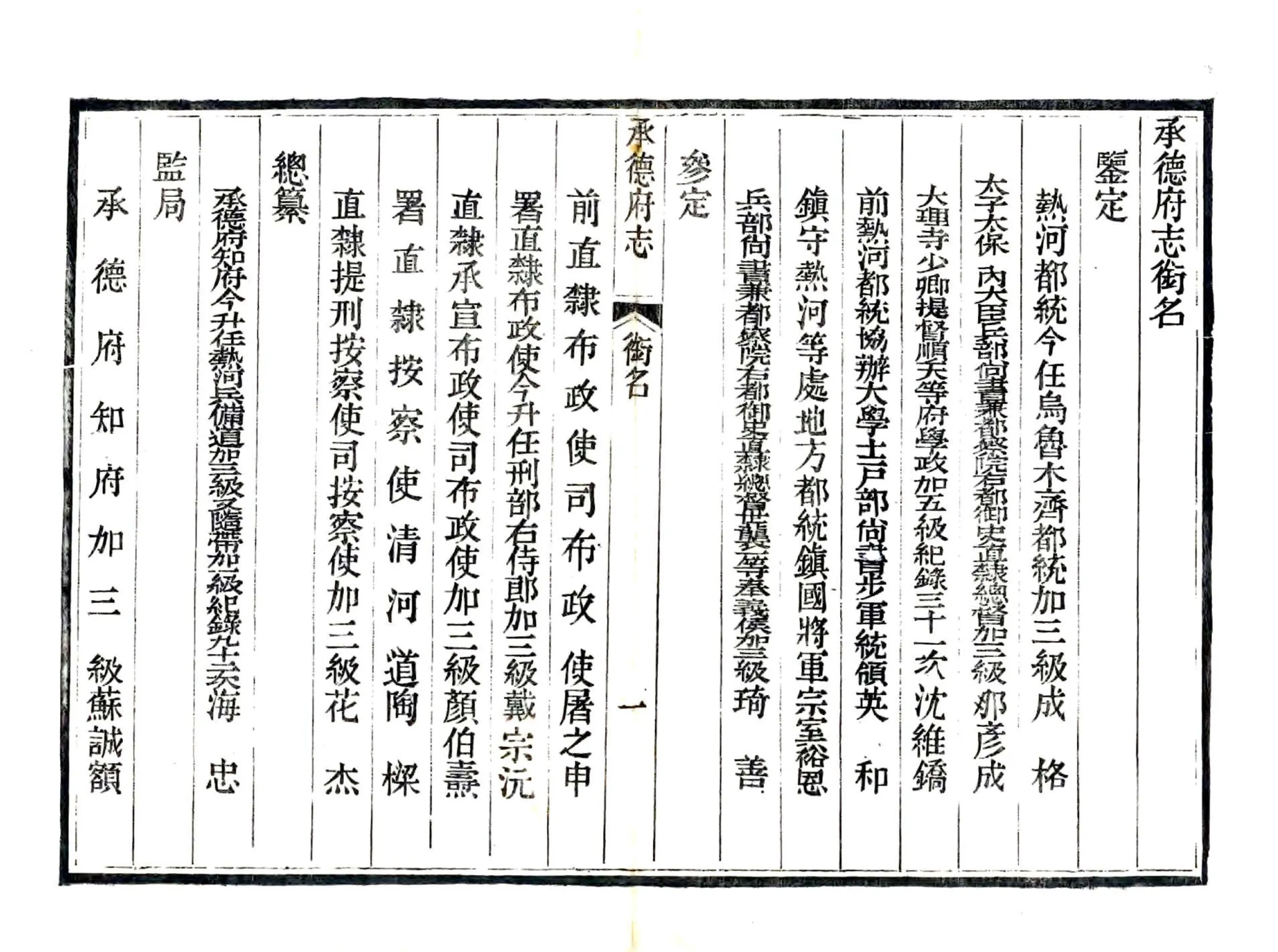 承德府志（道光）卷首 在线预览第4页