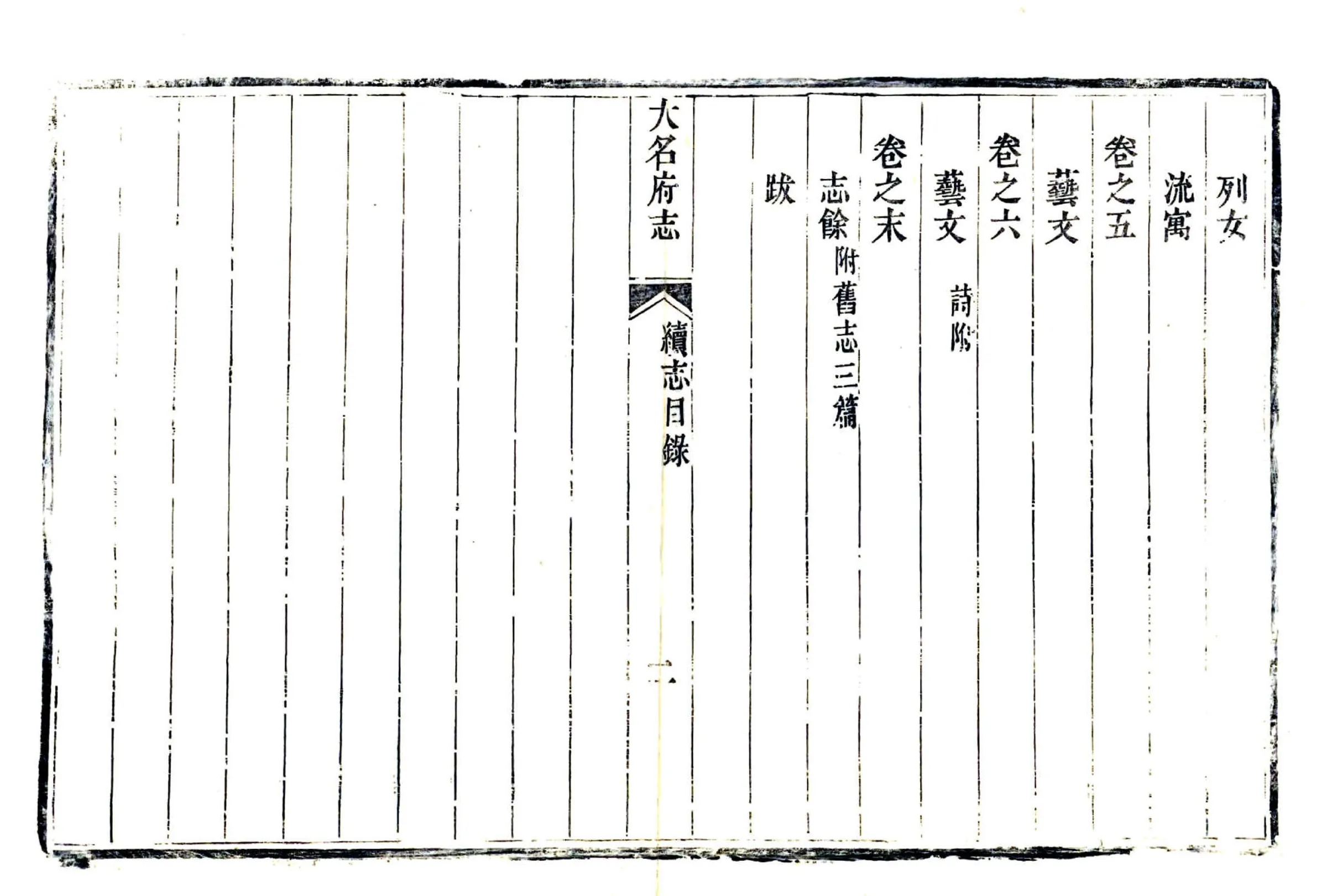 大名府志（咸丰）续志 卷末 在线预览第4页