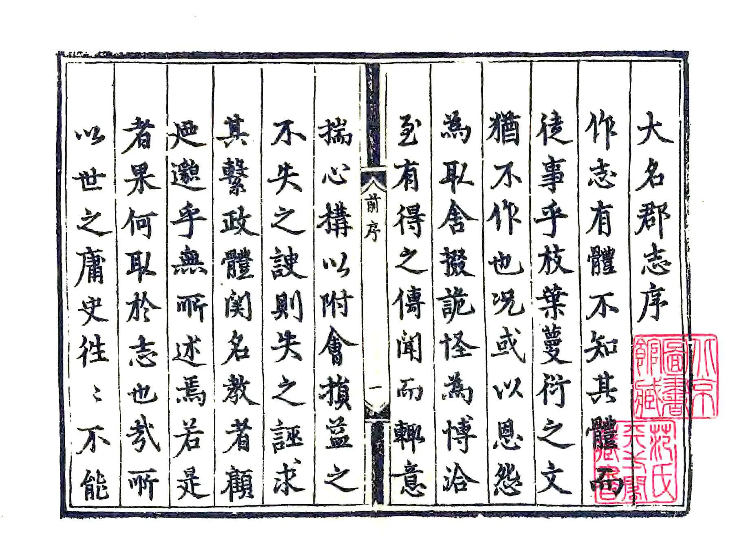 大名府志（正德） 在线预览第3页