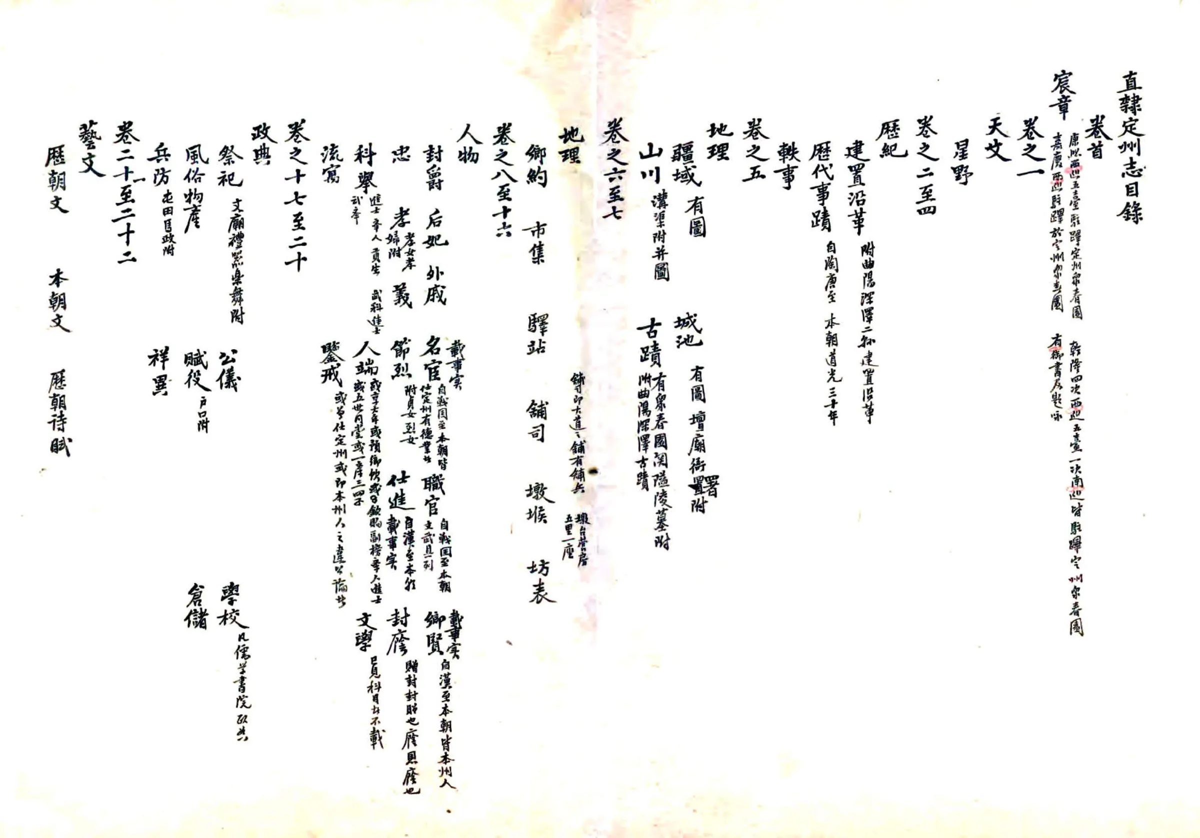 定州志辑要（清） 在线预览第1页