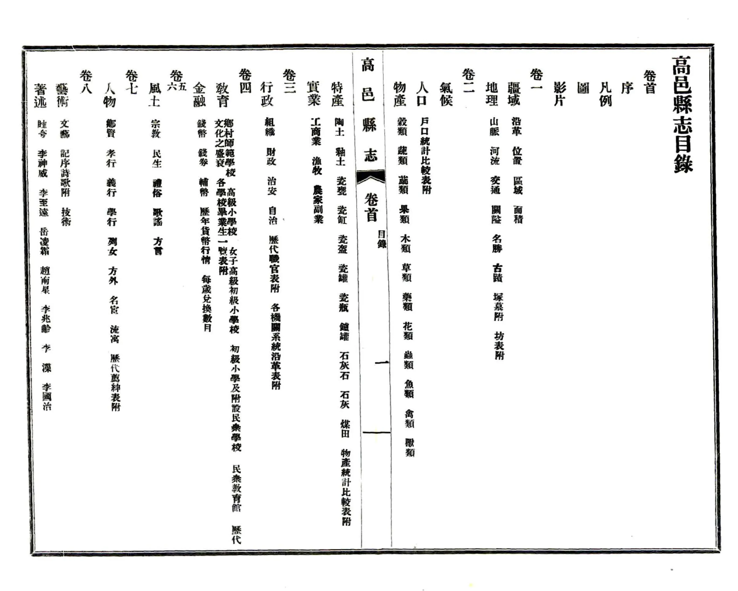高邑县志（民国） 在线预览第5页