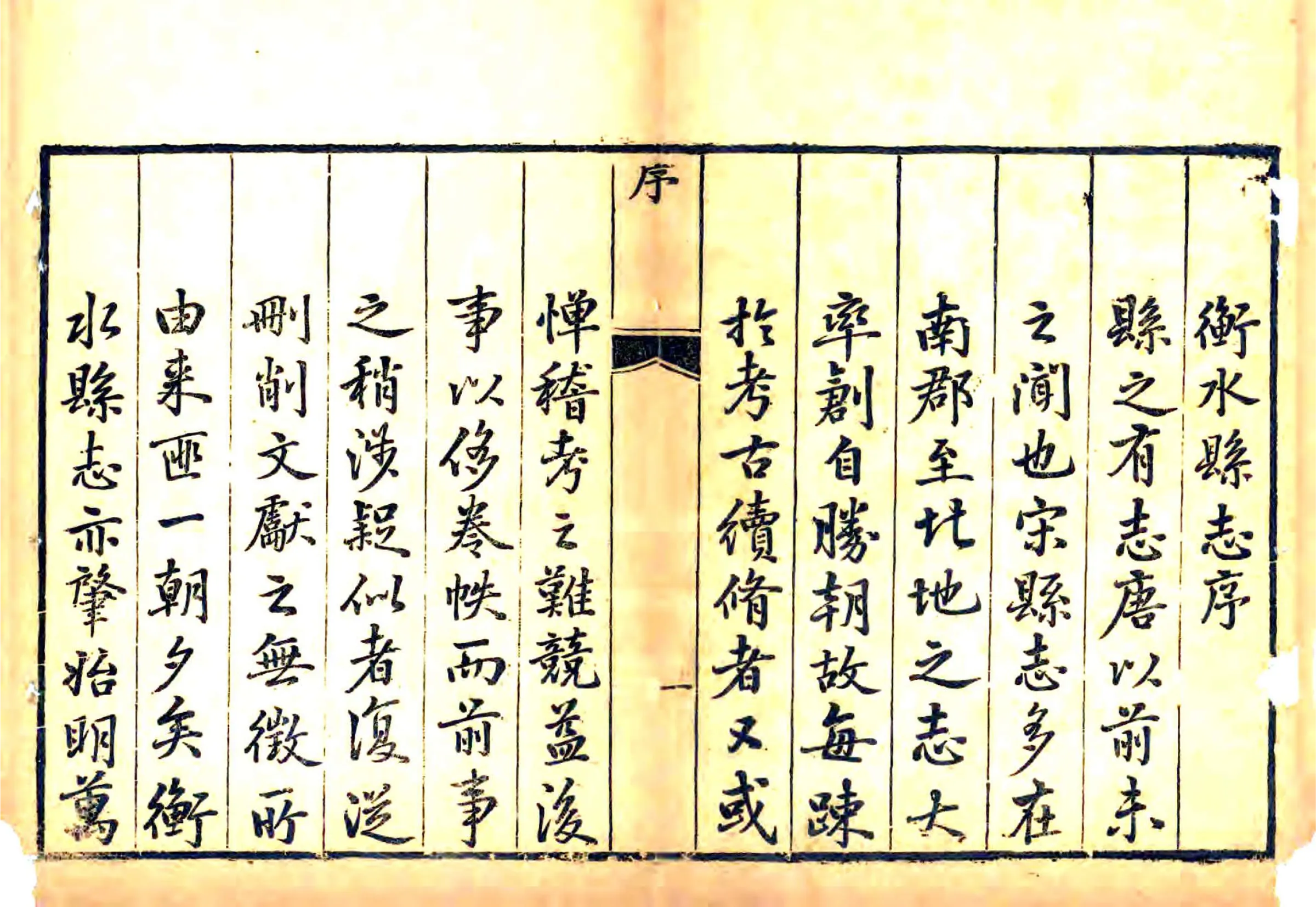 衡水县志（乾隆） 在线预览第1页