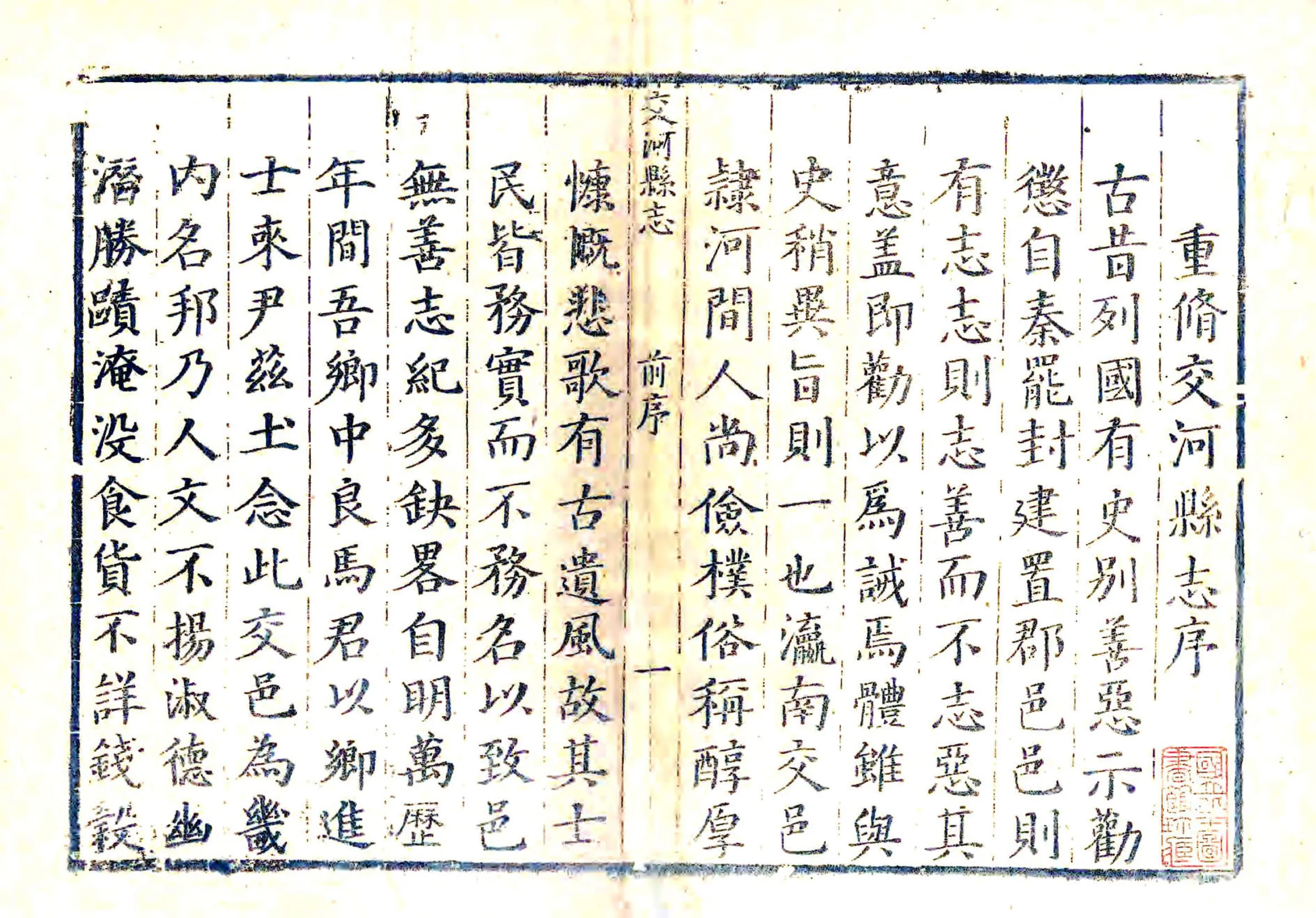 交河县志（康熙） 在线预览第2页