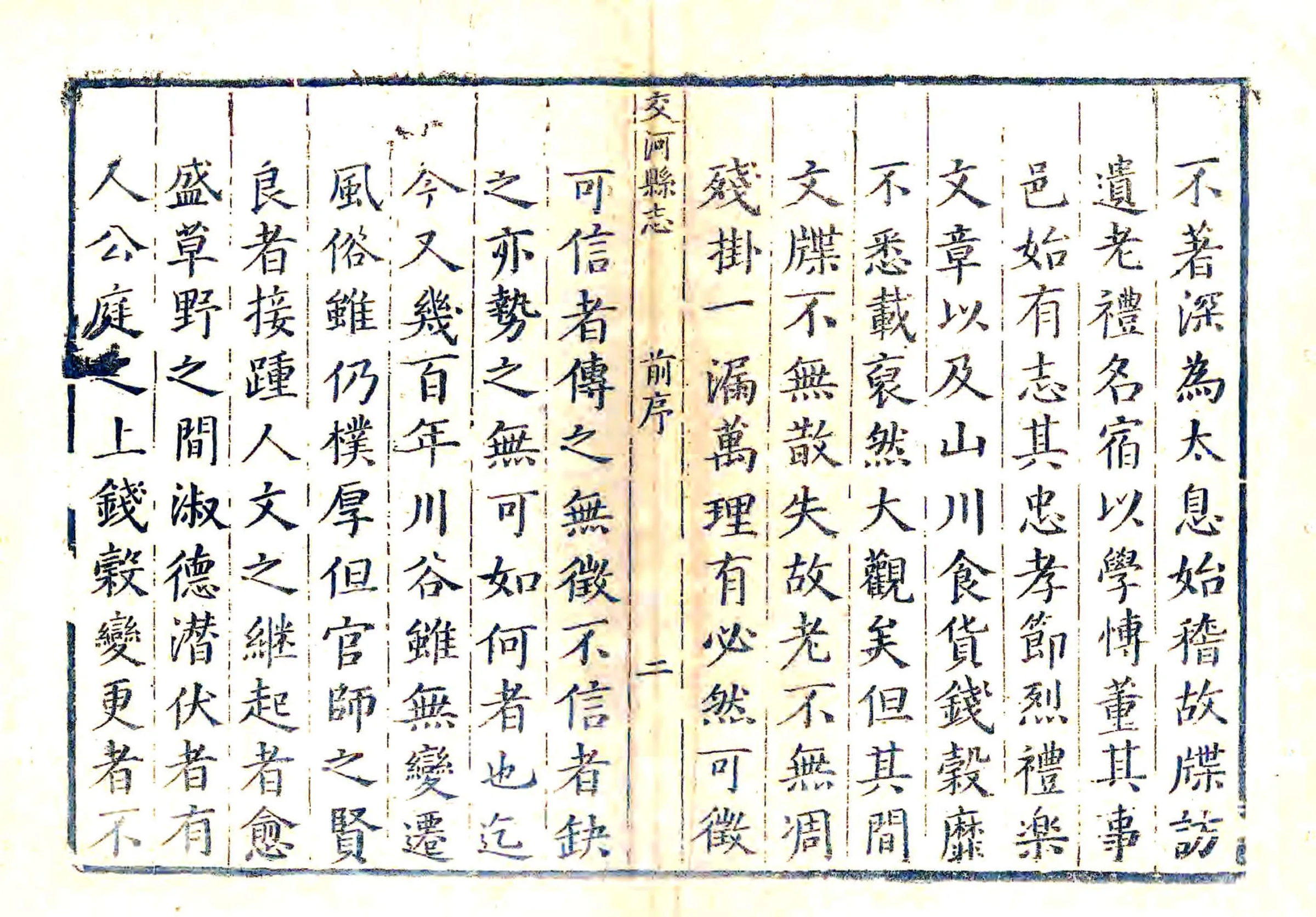 交河县志（康熙） 在线预览第3页