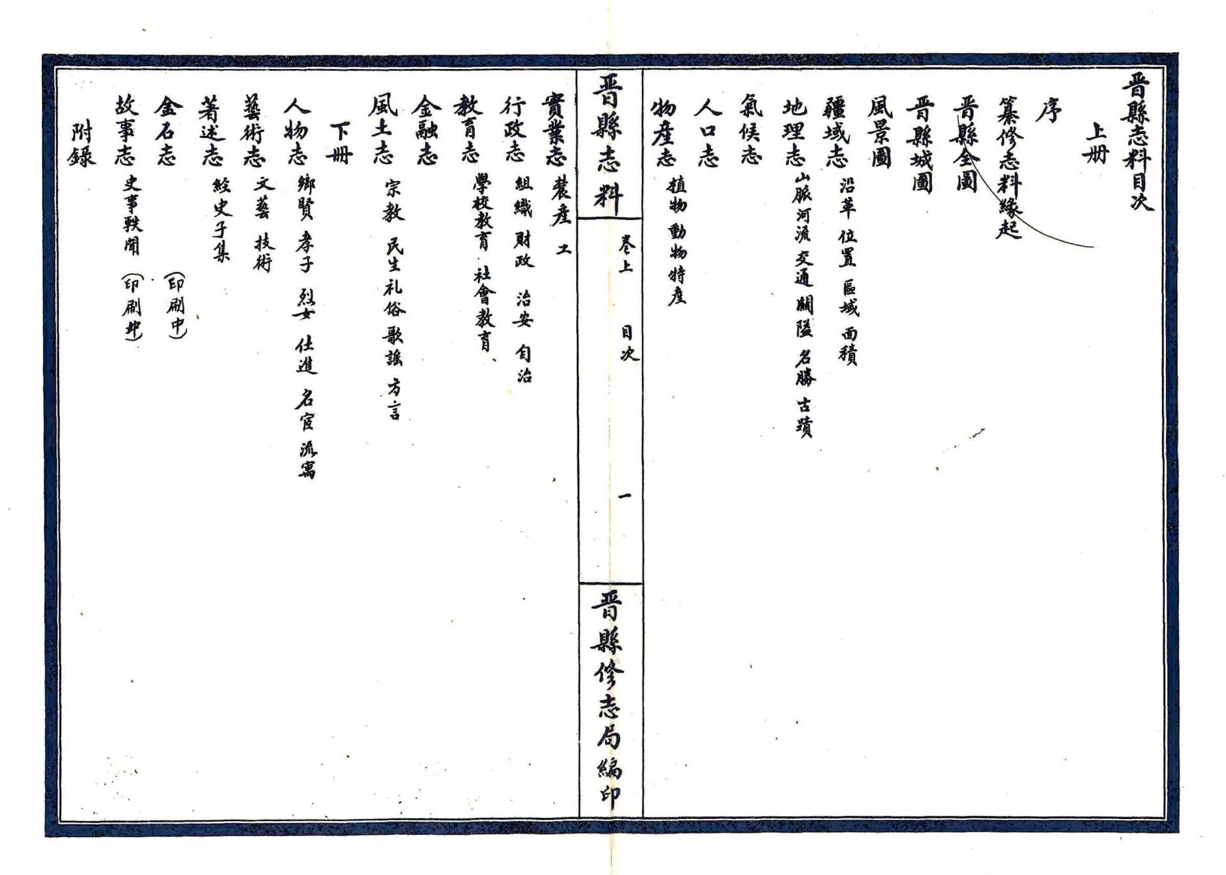晋县志料（民国） 在线预览第3页