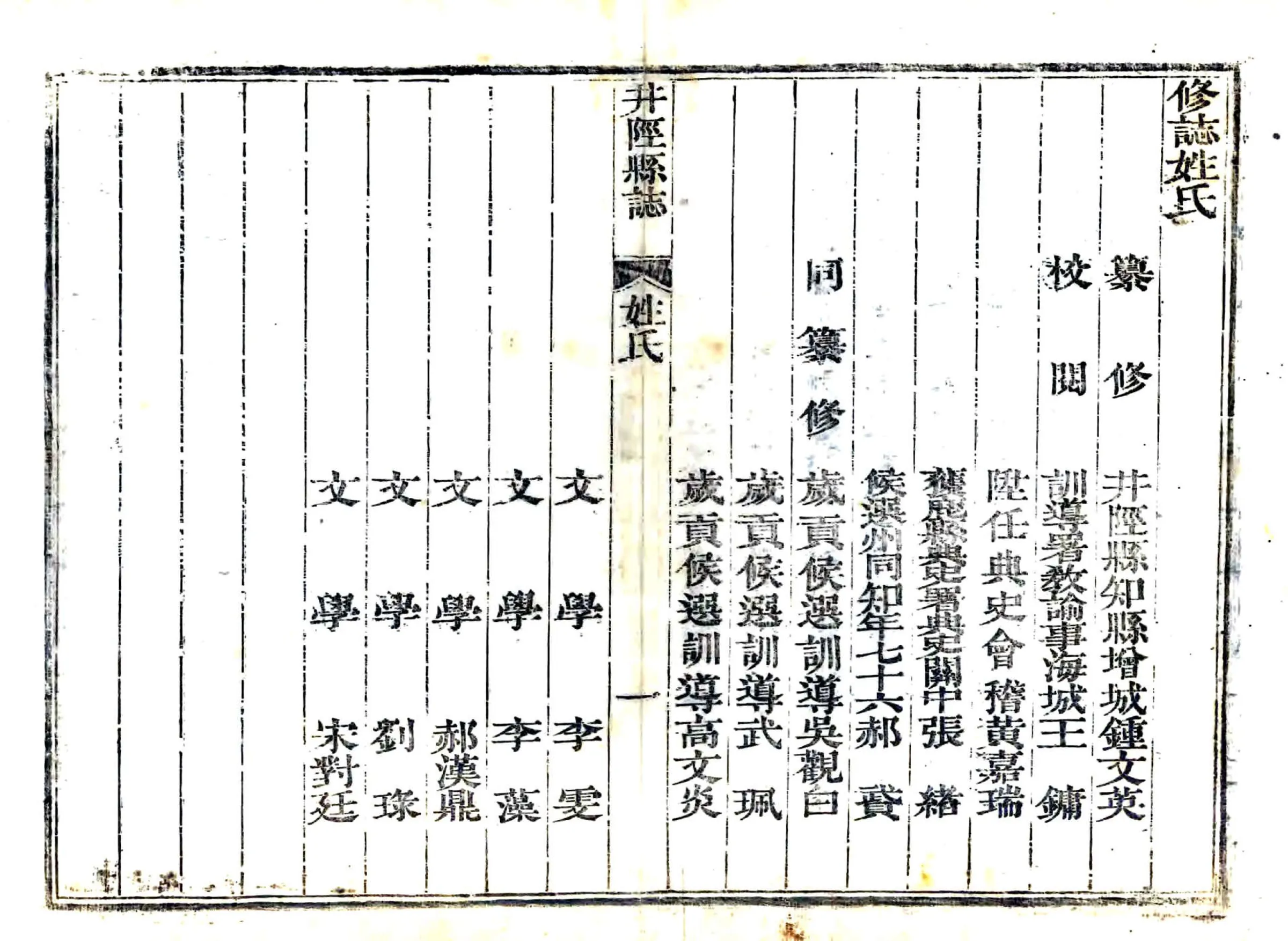 井陉县志（雍正） 在线预览第5页