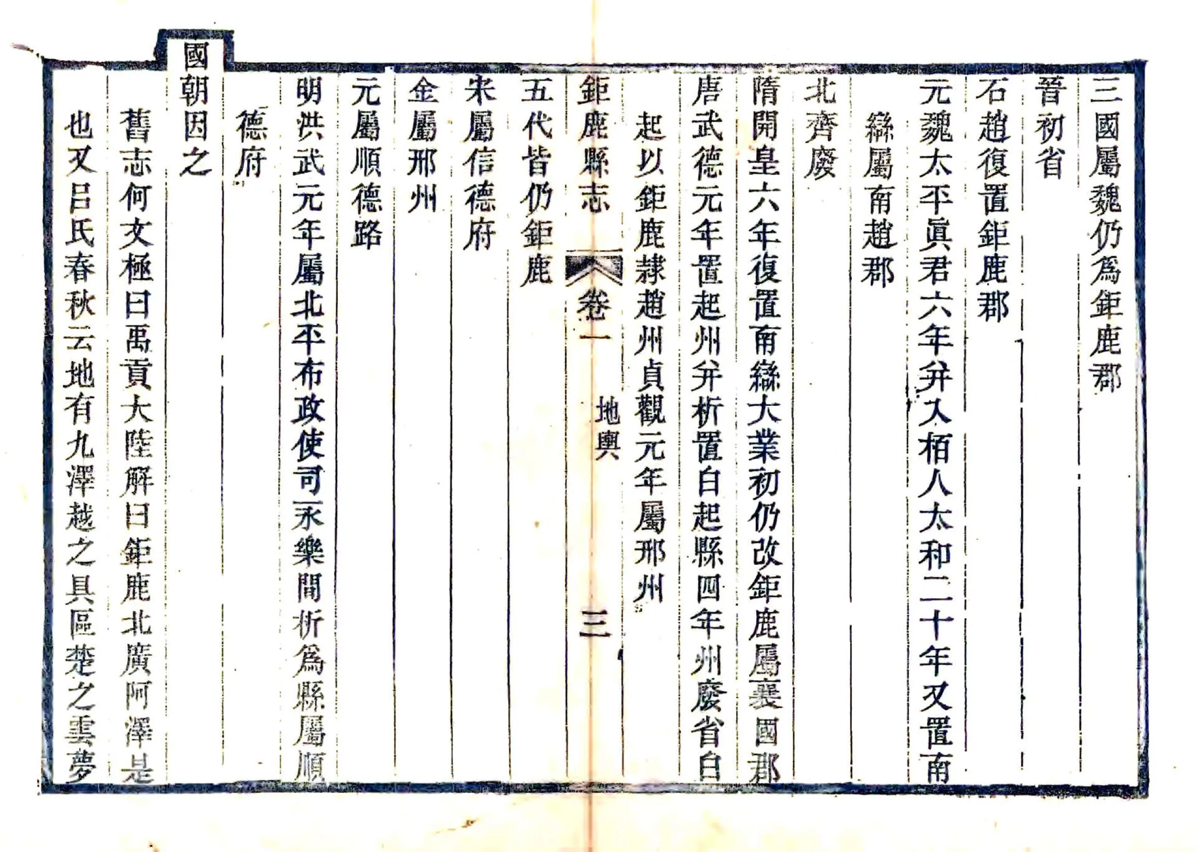 巨鹿县志（光绪） 在线预览第3页