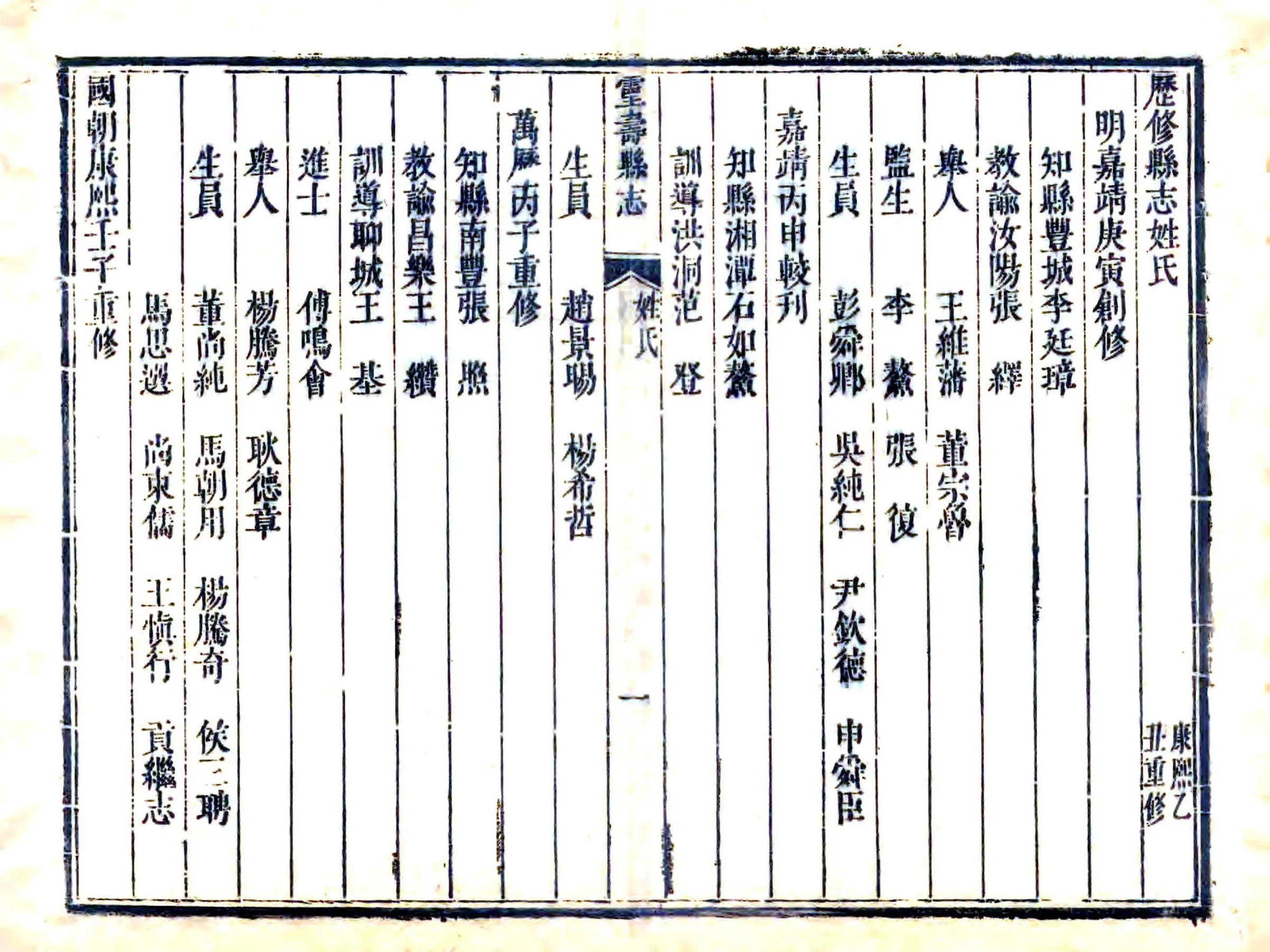 灵寿县志（康熙） 在线预览第5页